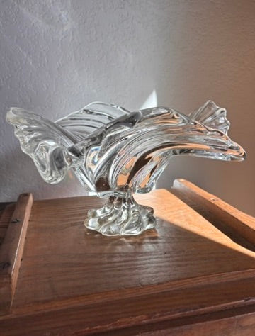 Mikasa Belle Epoque Pedestal Crystal Centerpiece Bowl