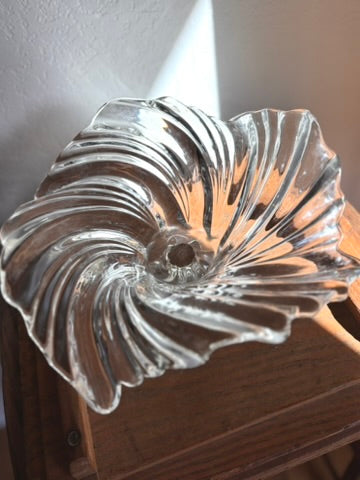 Mikasa Belle Epoque Pedestal Crystal Centerpiece Bowl