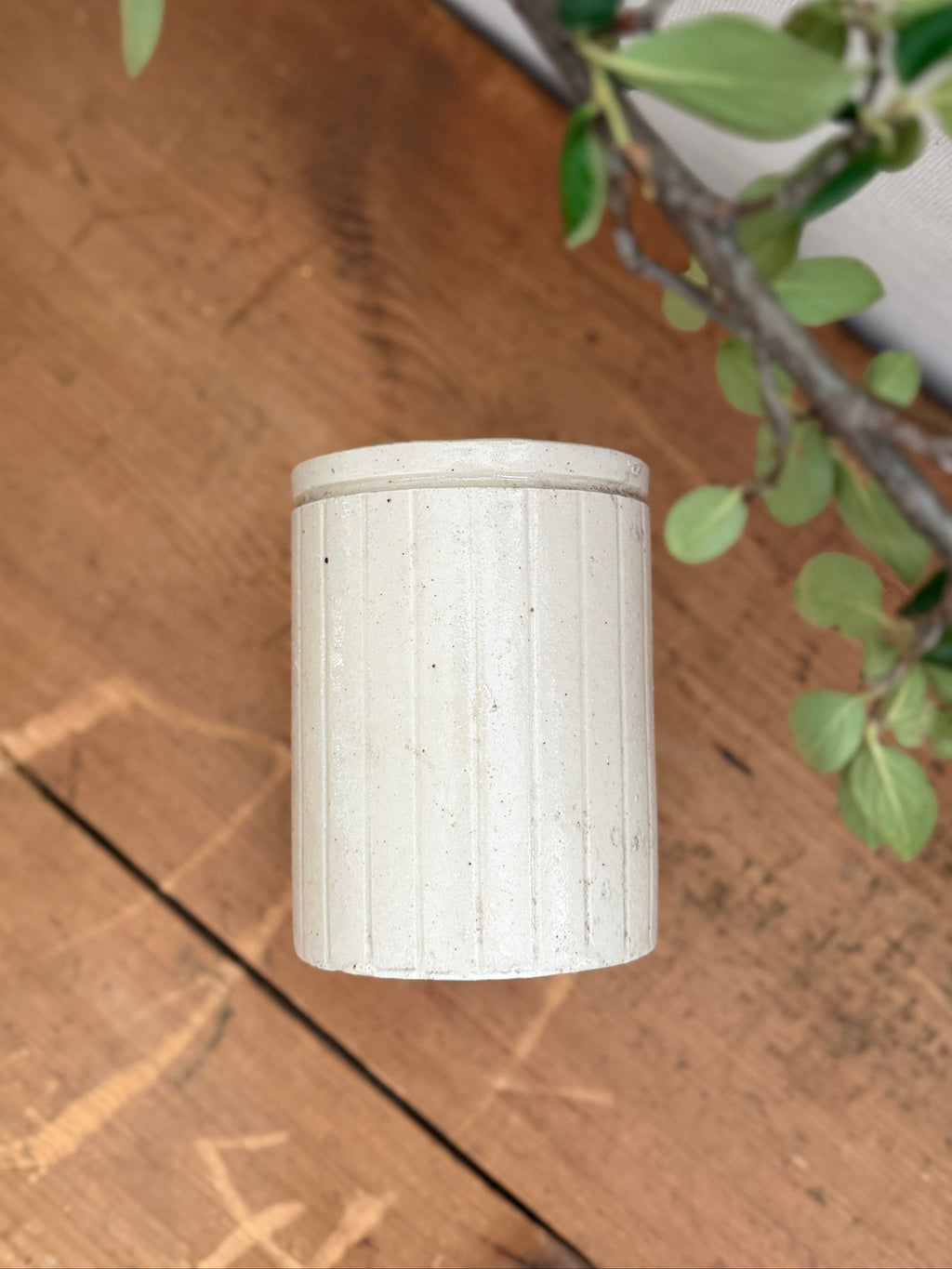 Antique W.P. Hartley Stoneware Jam Jar - B