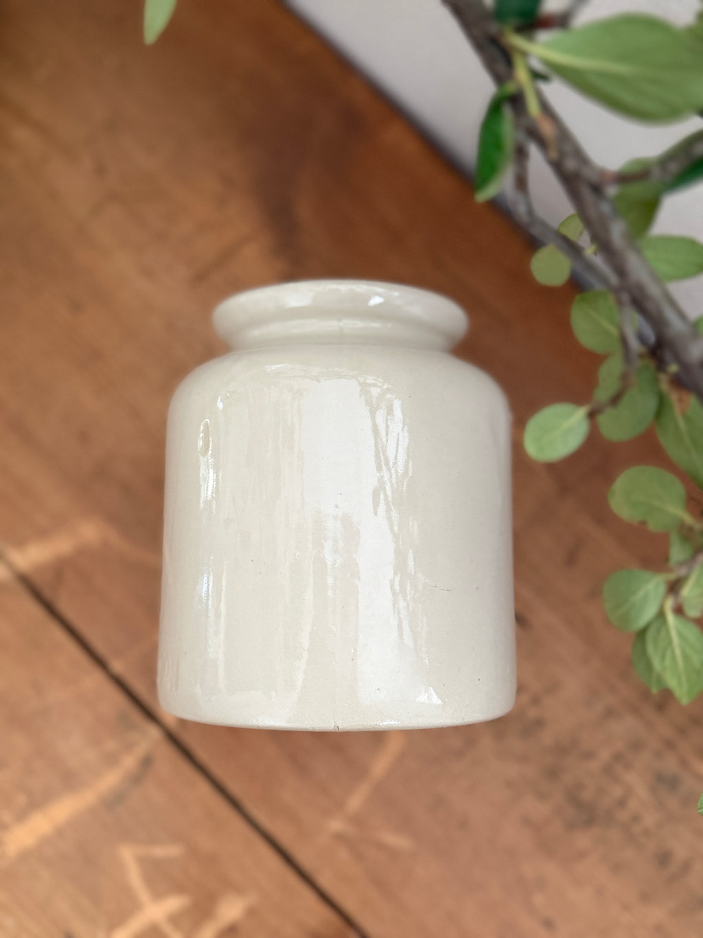 French White Ironstone Laboratory Jar