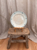 Antique French Faïence de Caires Green Transferware Plate