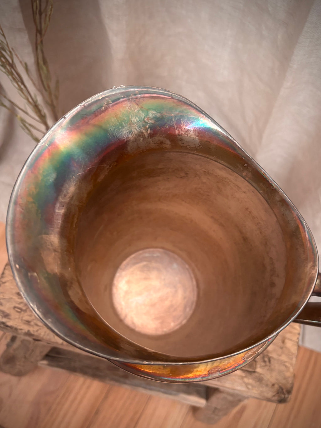 Vintage International Silver Company Silverplate Trophy-Style Pitcher Vase
