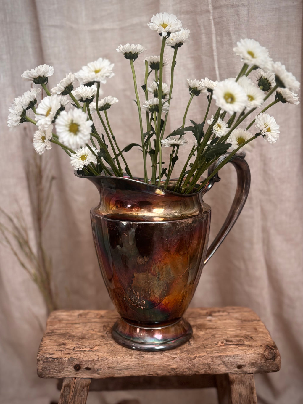 Vintage International Silver Company Silverplate Trophy-Style Pitcher Vase