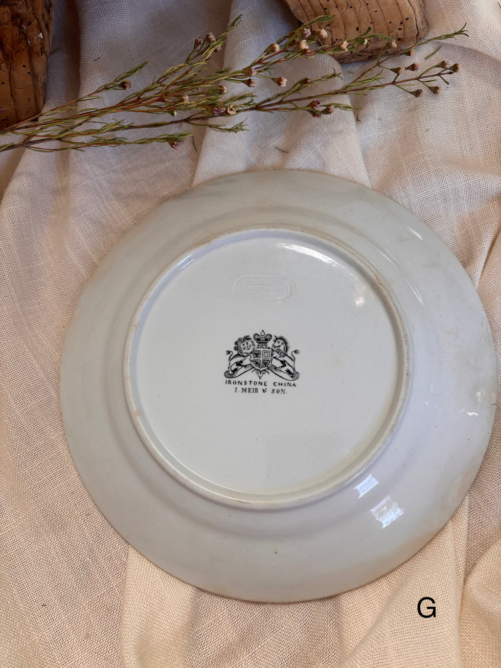 Antique English Ironstone Plates