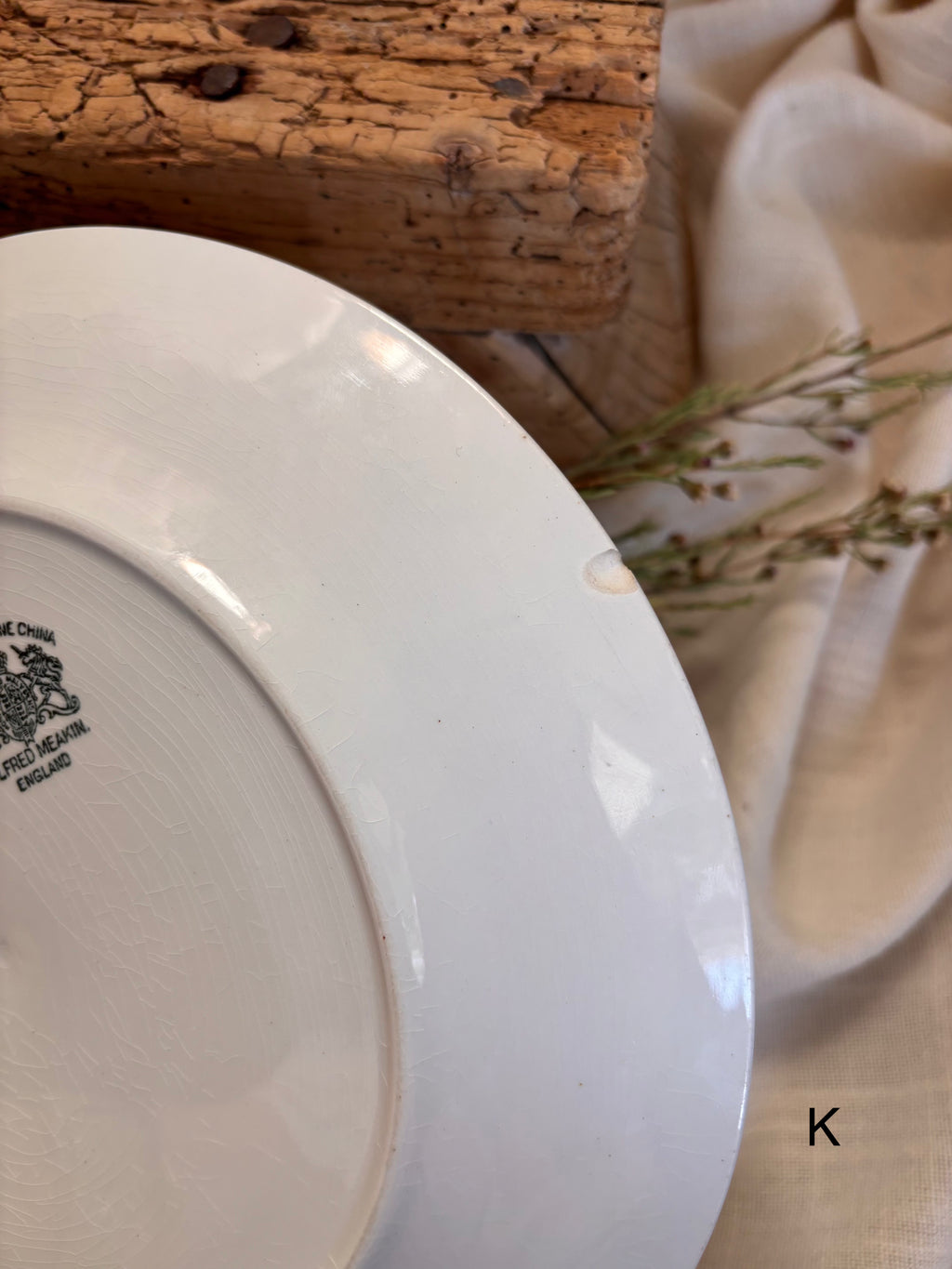 Antique English Ironstone Plates
