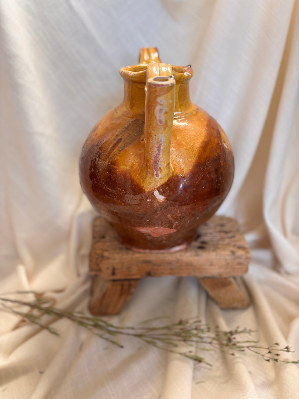 Vintage French Gargoulette Water Jug