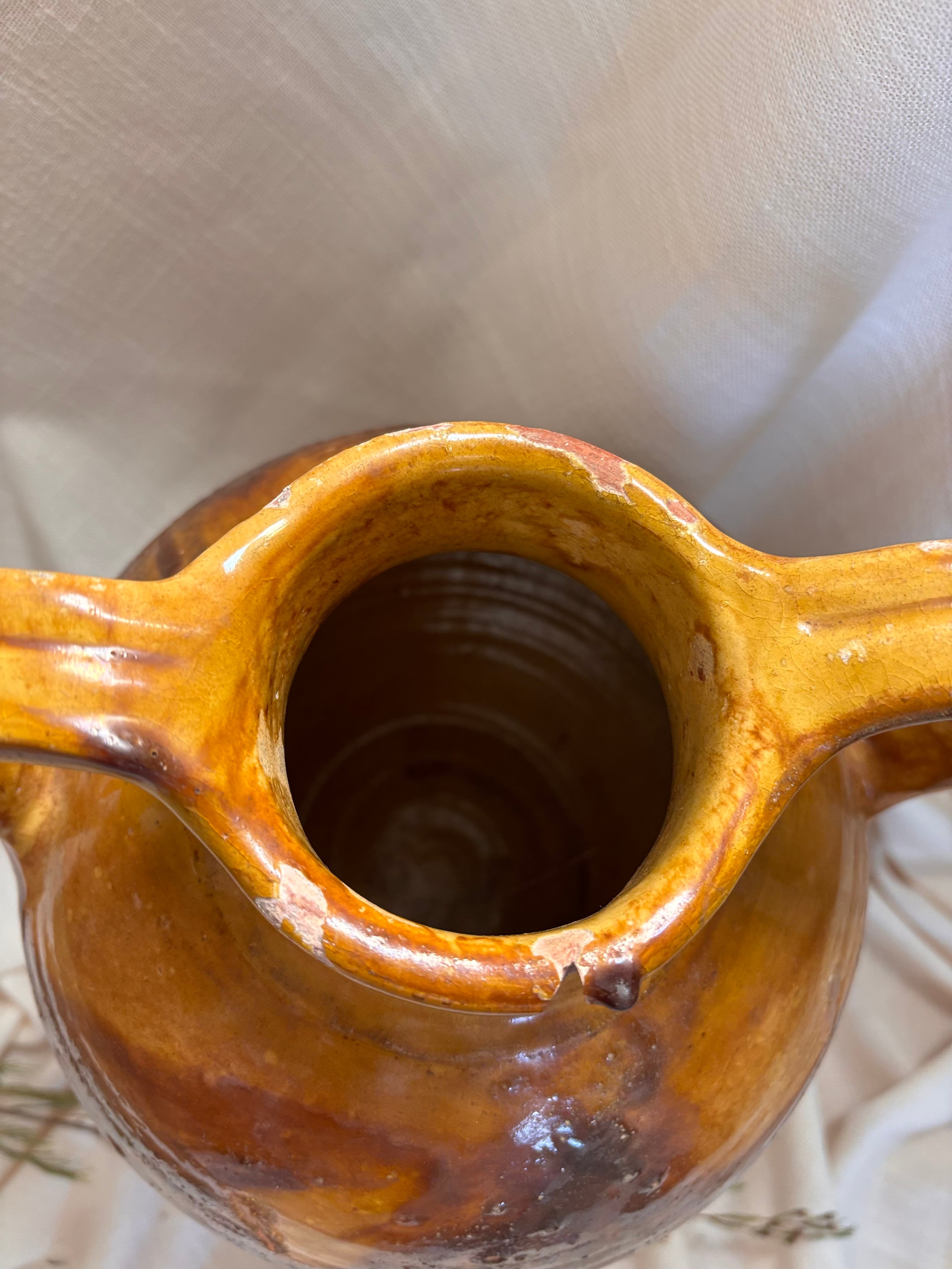 Vintage French Gargoulette Water Jug