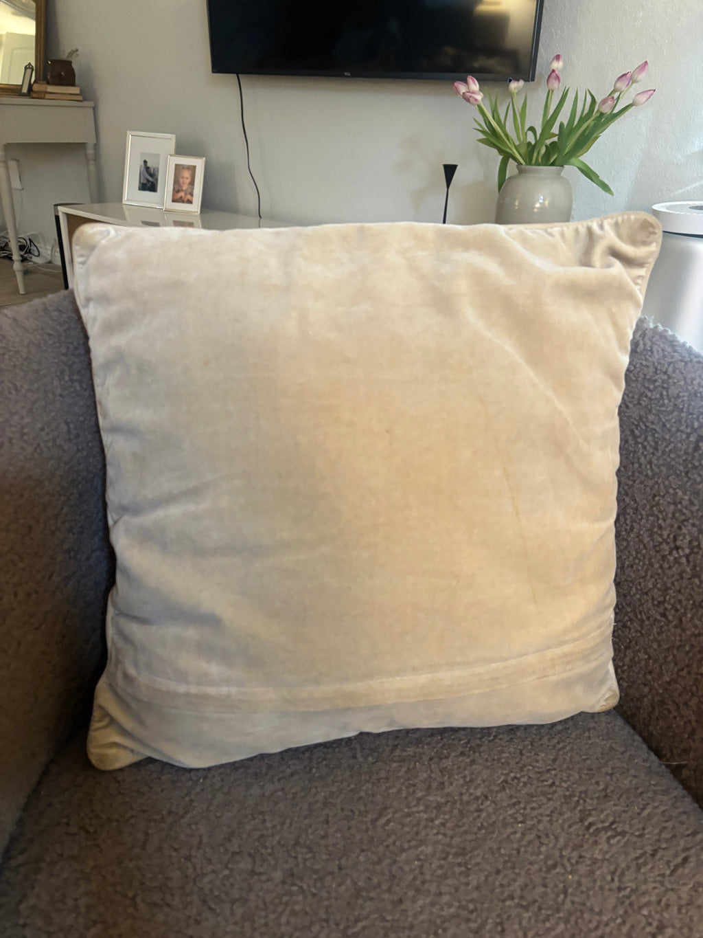 Vintage Aubusson-Style Needlepoint Pillow