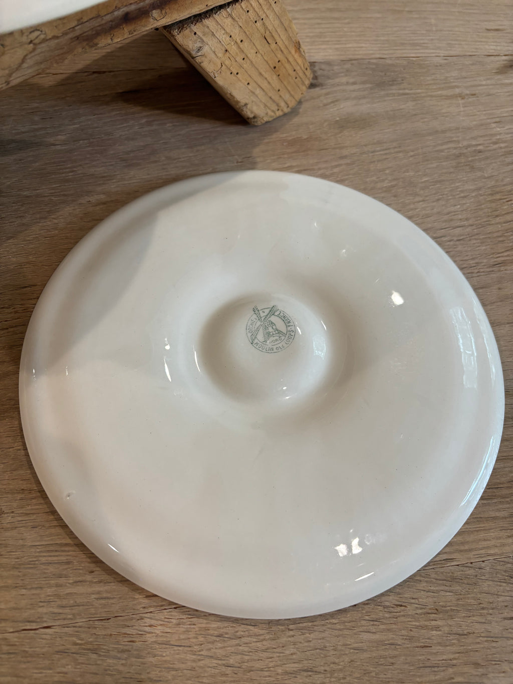 Vintage French Moulin des Loups Oyster Plate