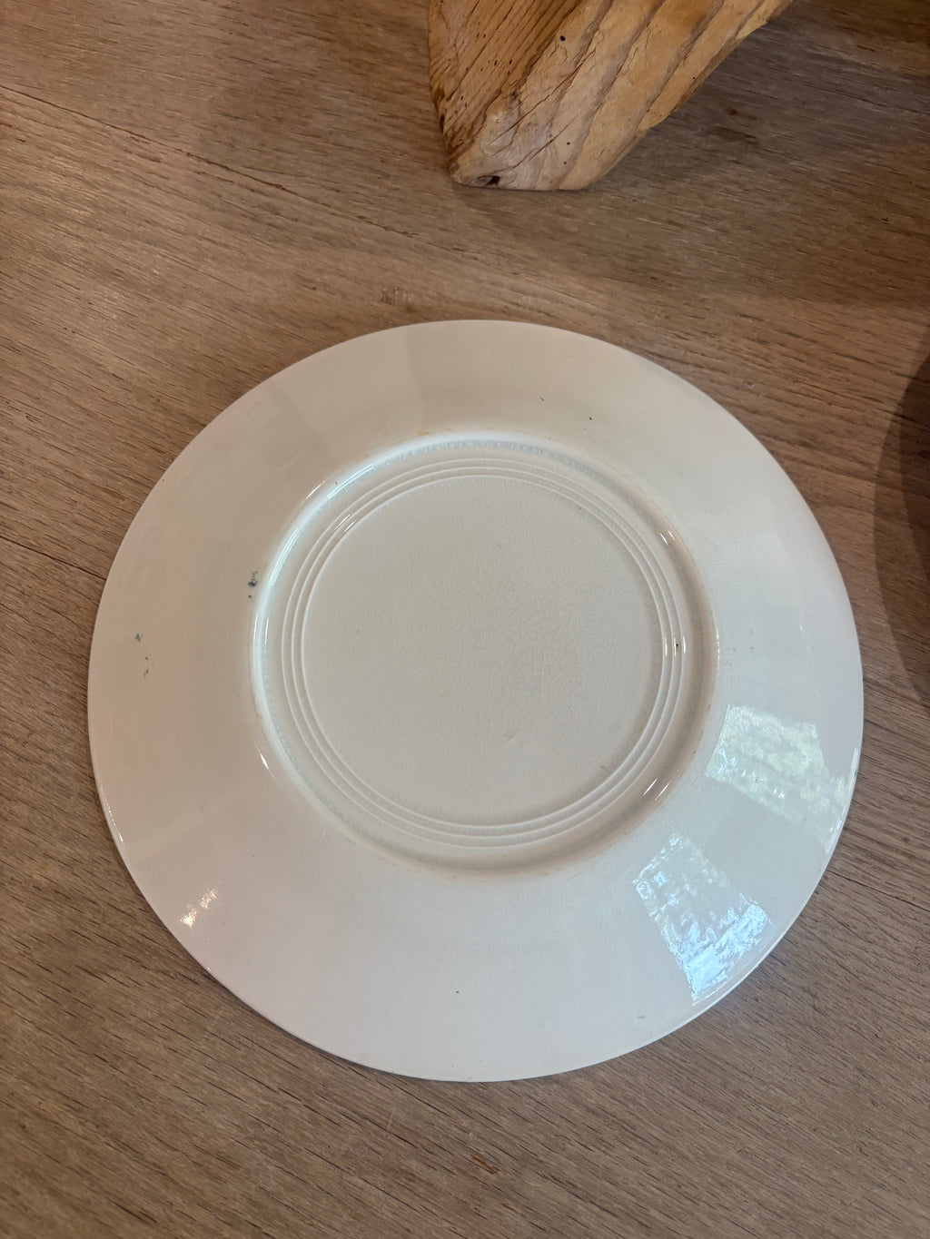 Antique French Guirlande Transferware Plate by Keller & Guérin Lunéville