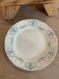 Antique French Guirlande Transferware Plate by Keller & Guérin Lunéville