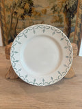 Antique French Green Transferware Plate by Gien