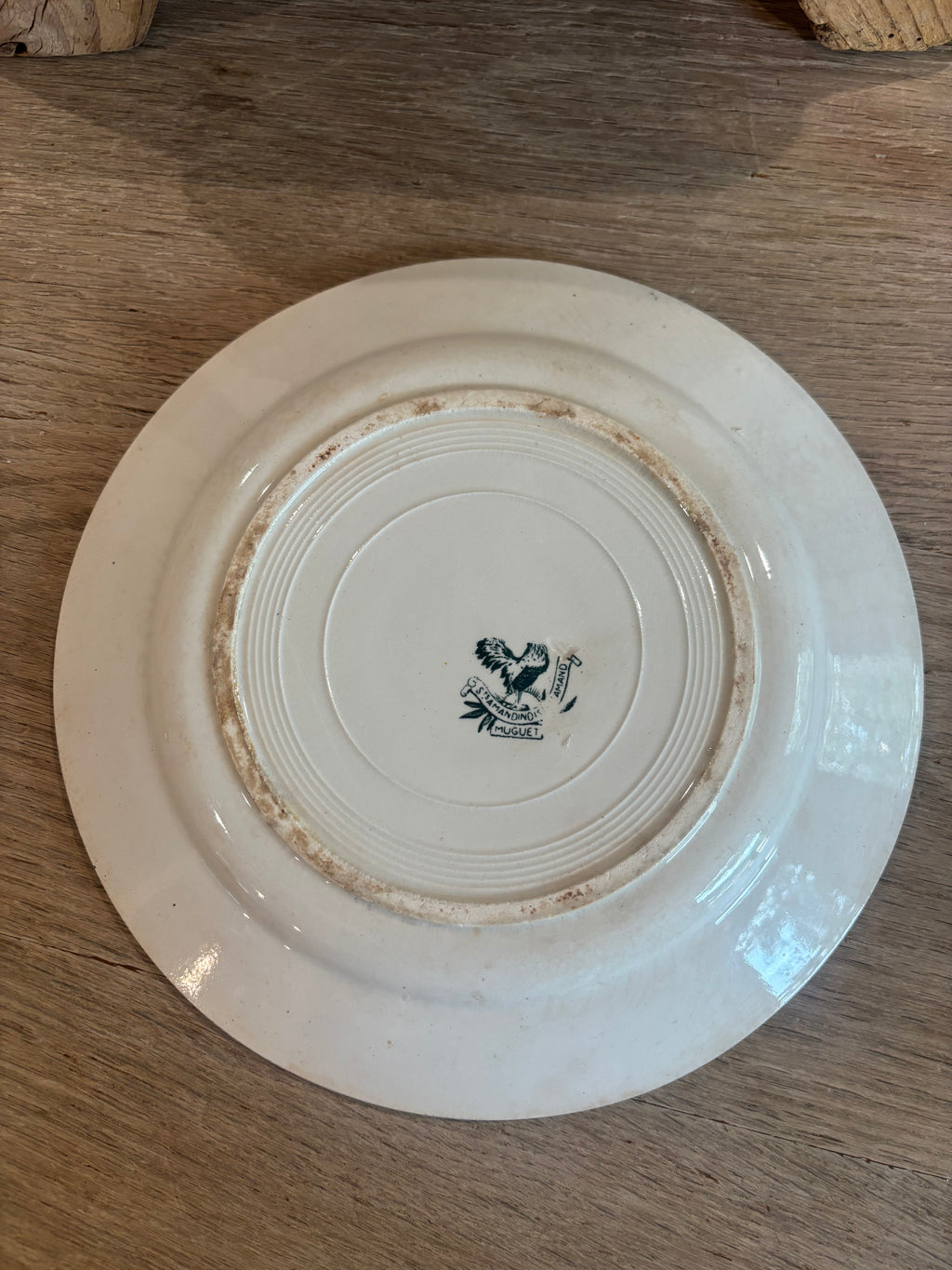 Antique French Muguet Transferware Plate by Amandinoise