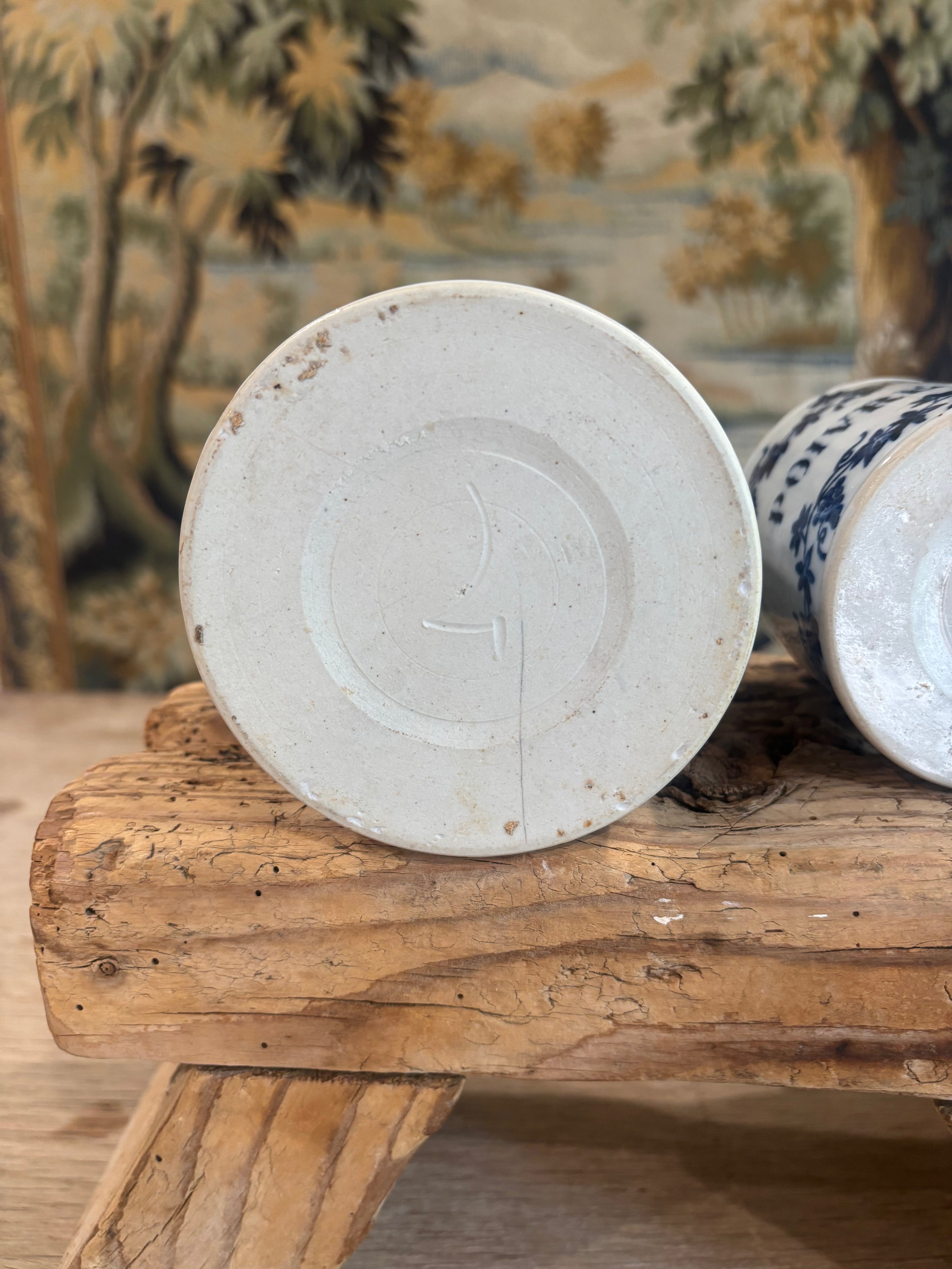 Antique French St. Uze Poivre Canister