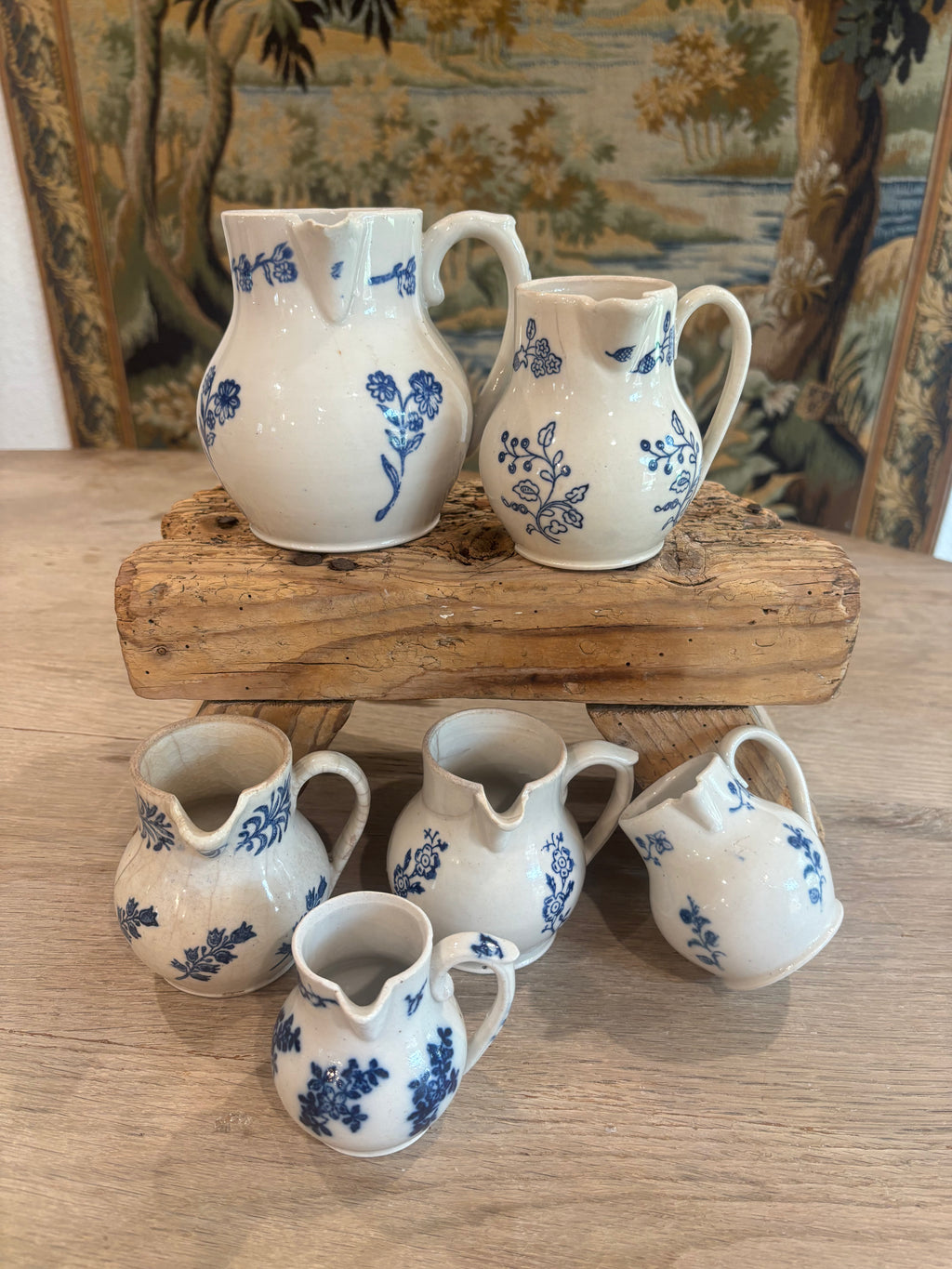 Antique French St. Uze Pitcher