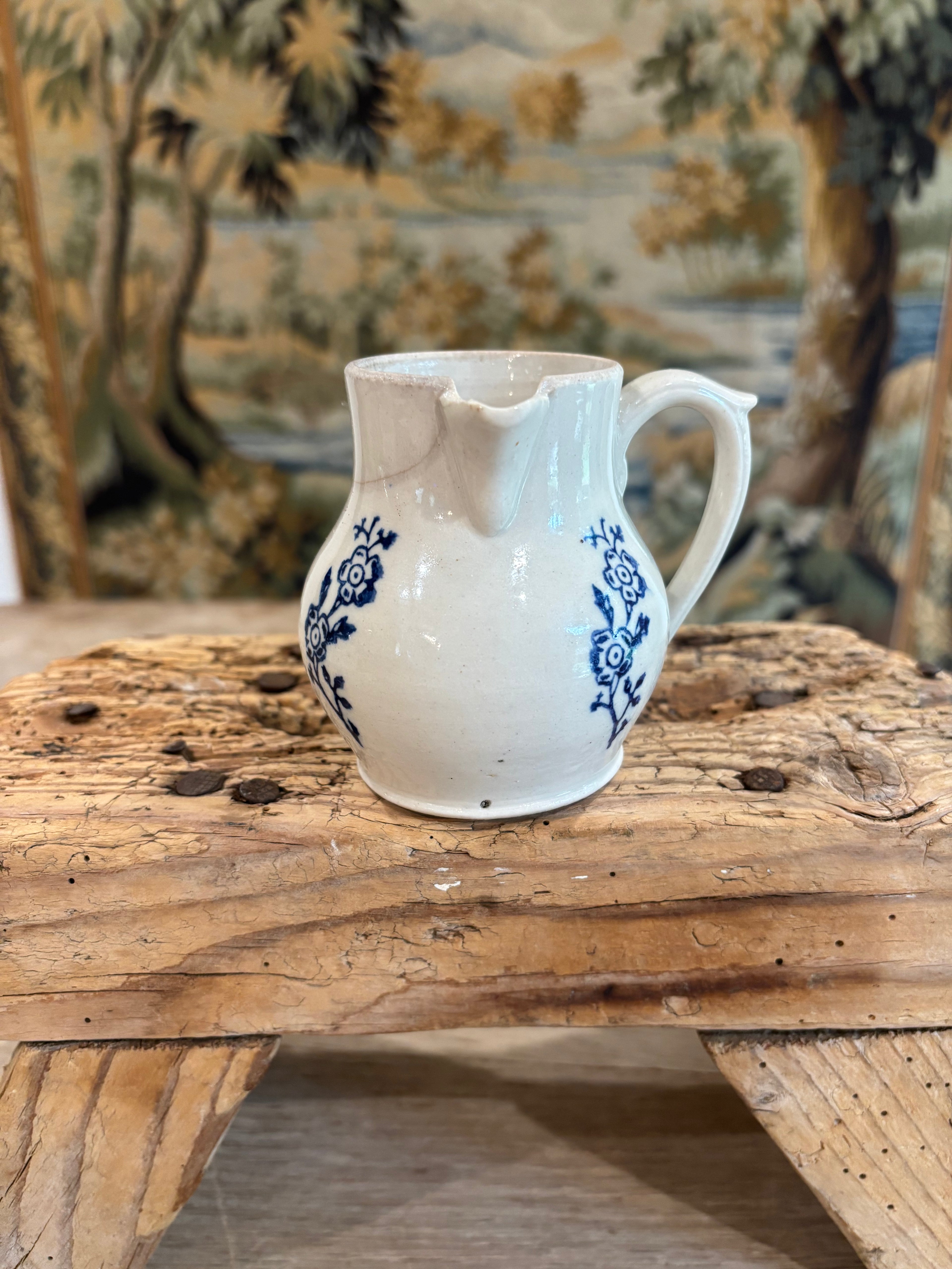 Antique French St. Uze Pitcher