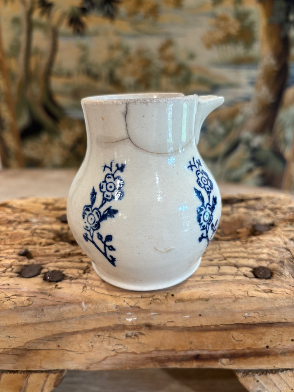 Antique French St. Uze Pitcher