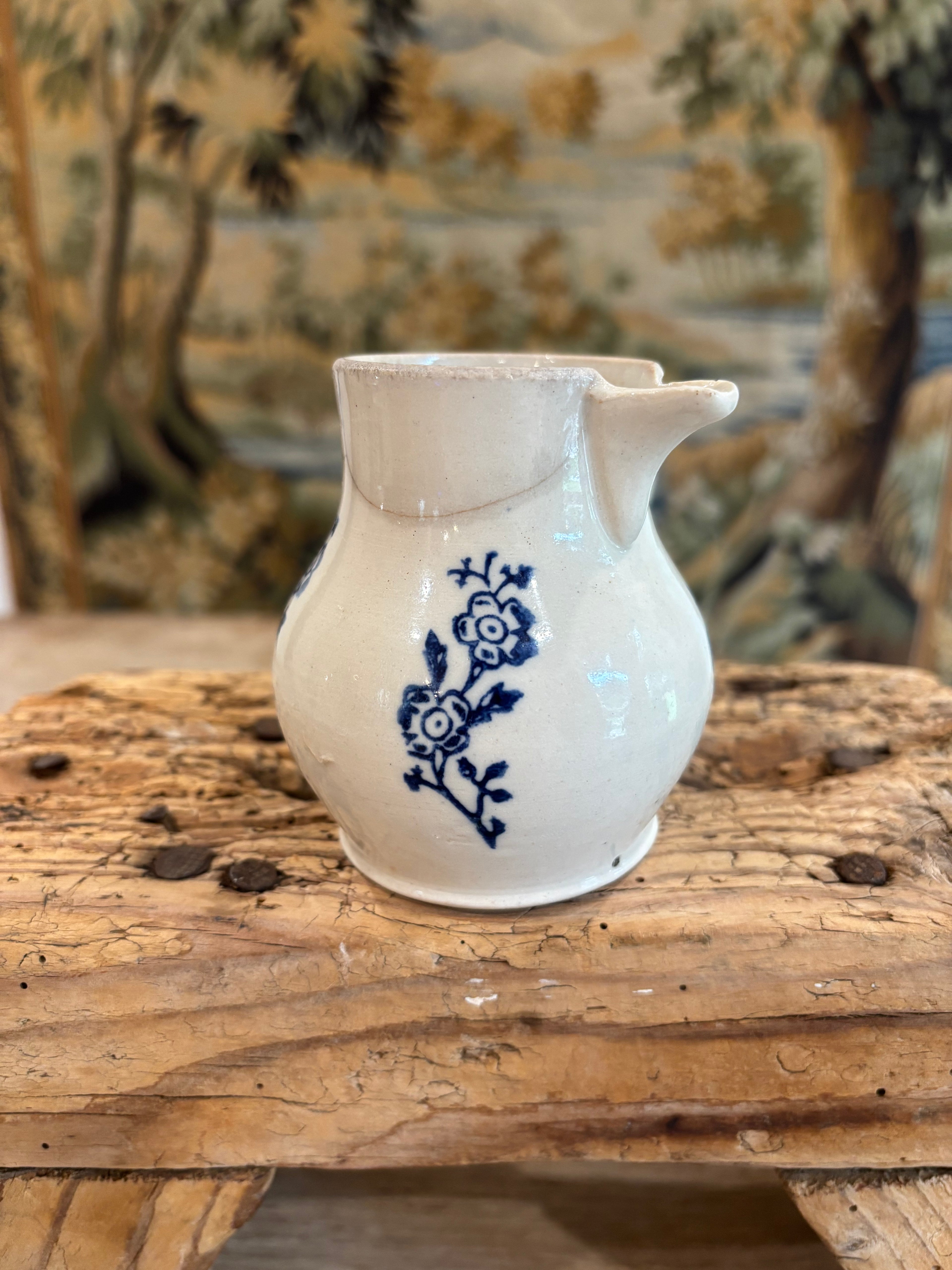 Antique French St. Uze Pitcher