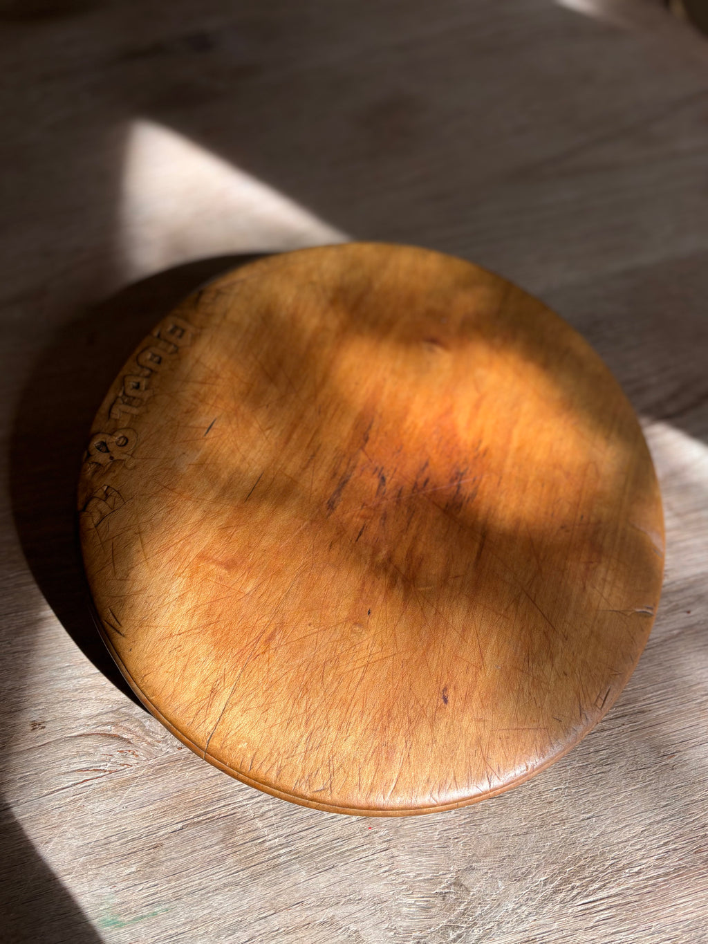 Antique English Bread Board, 11.5"
