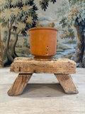 Antique French Glazed Pedestal Faisselle