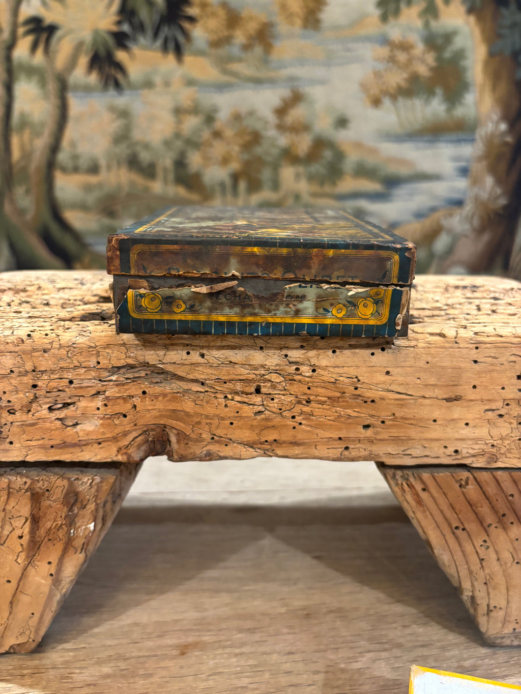 Antique French Olibet Biscuit Tin