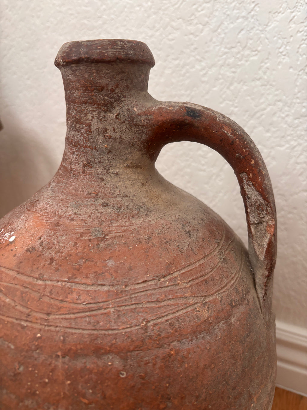 Distressed Terracotta Storage Jug