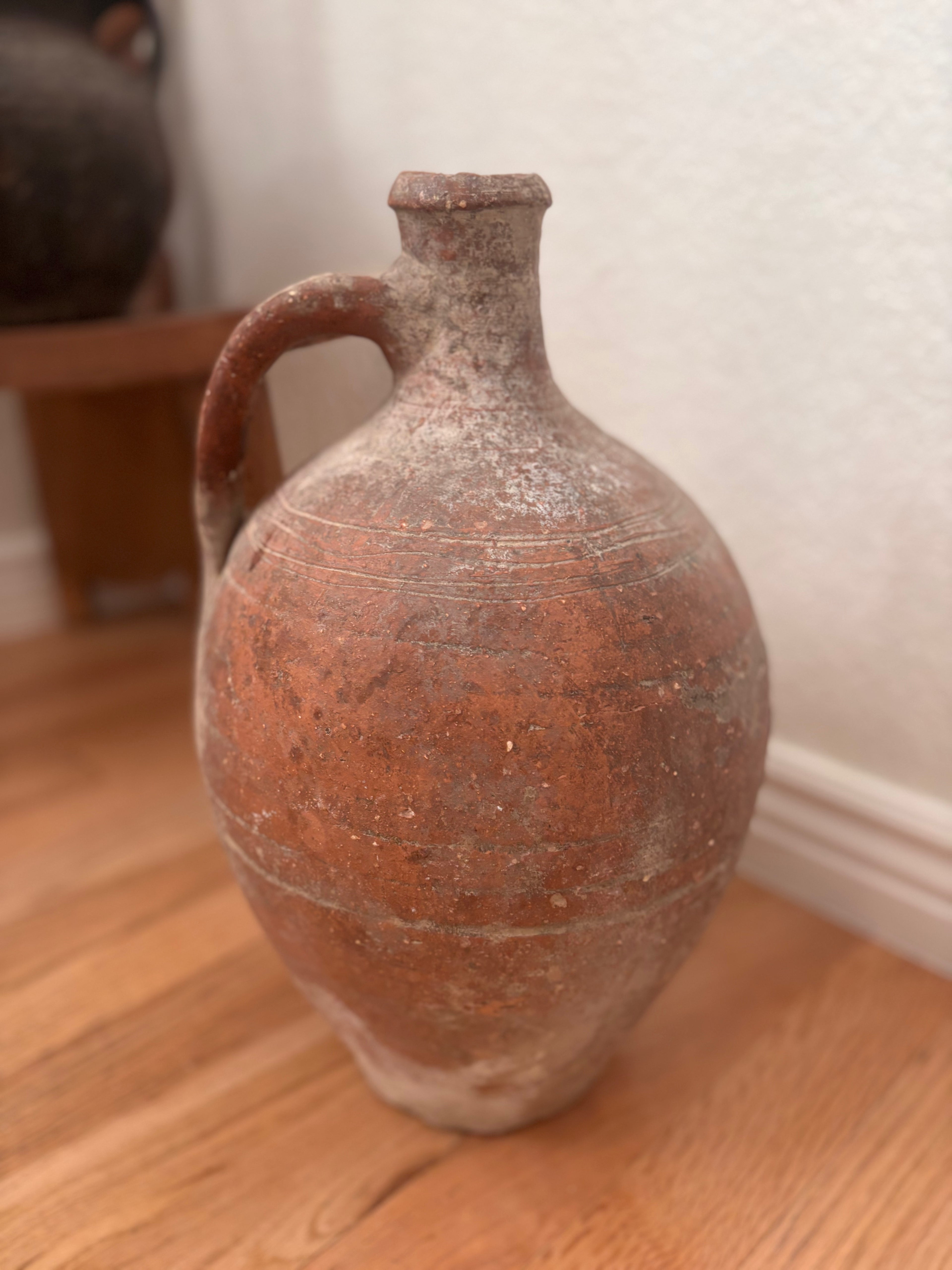 Distressed Terracotta Storage Jug