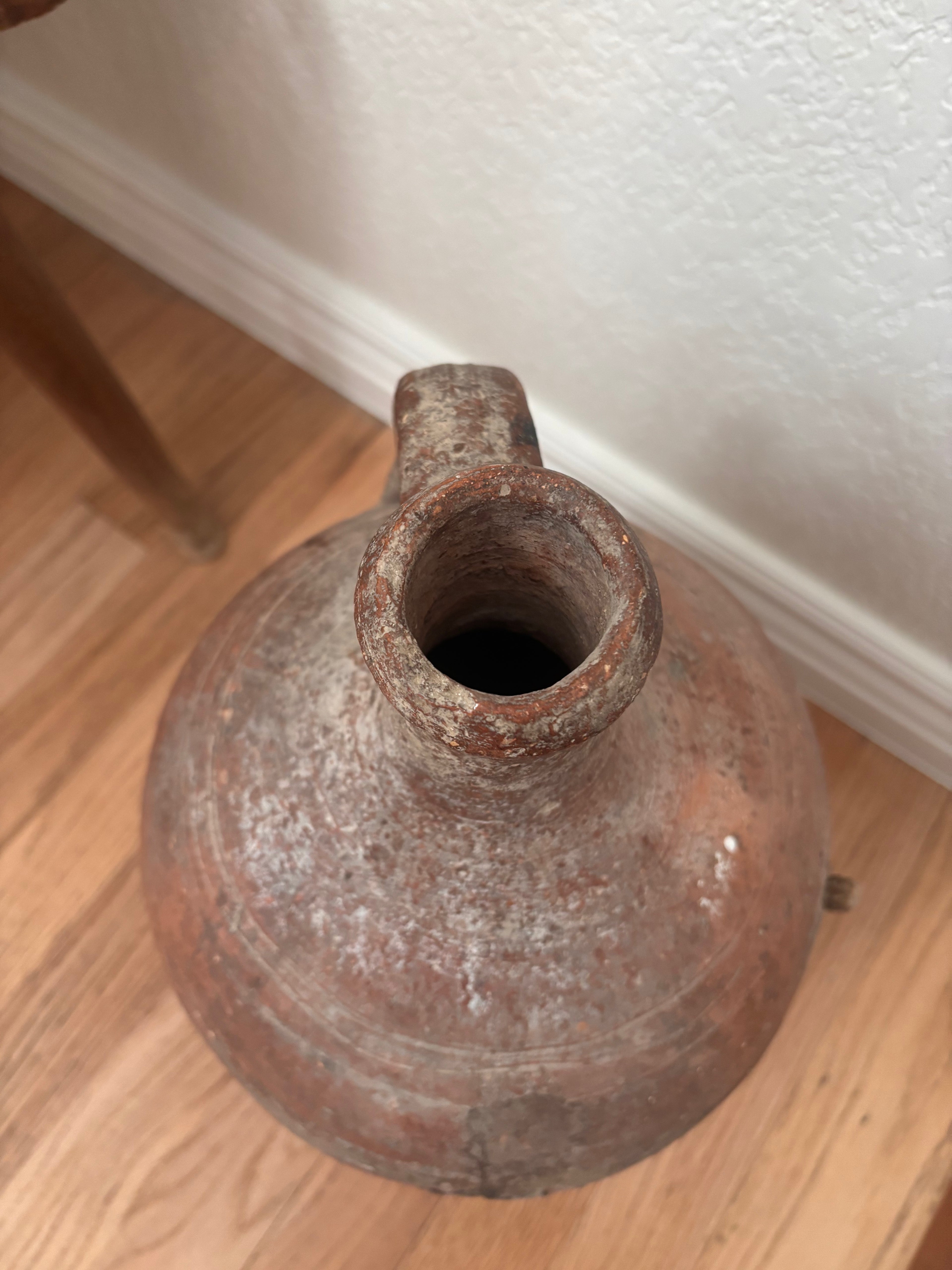 Distressed Terracotta Storage Jug