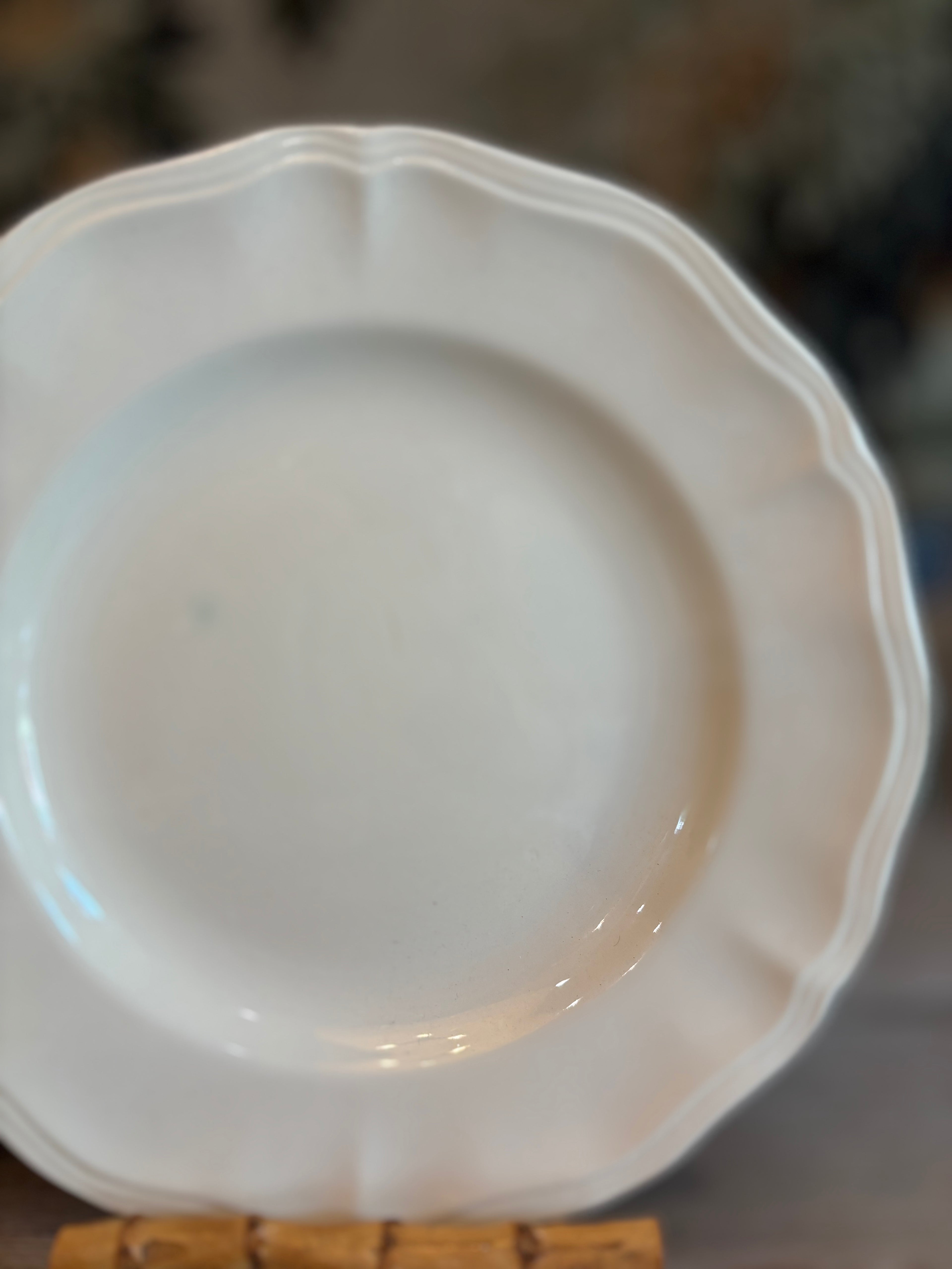 Antique French Digoin & Sarreguemines Ironstone Compotier