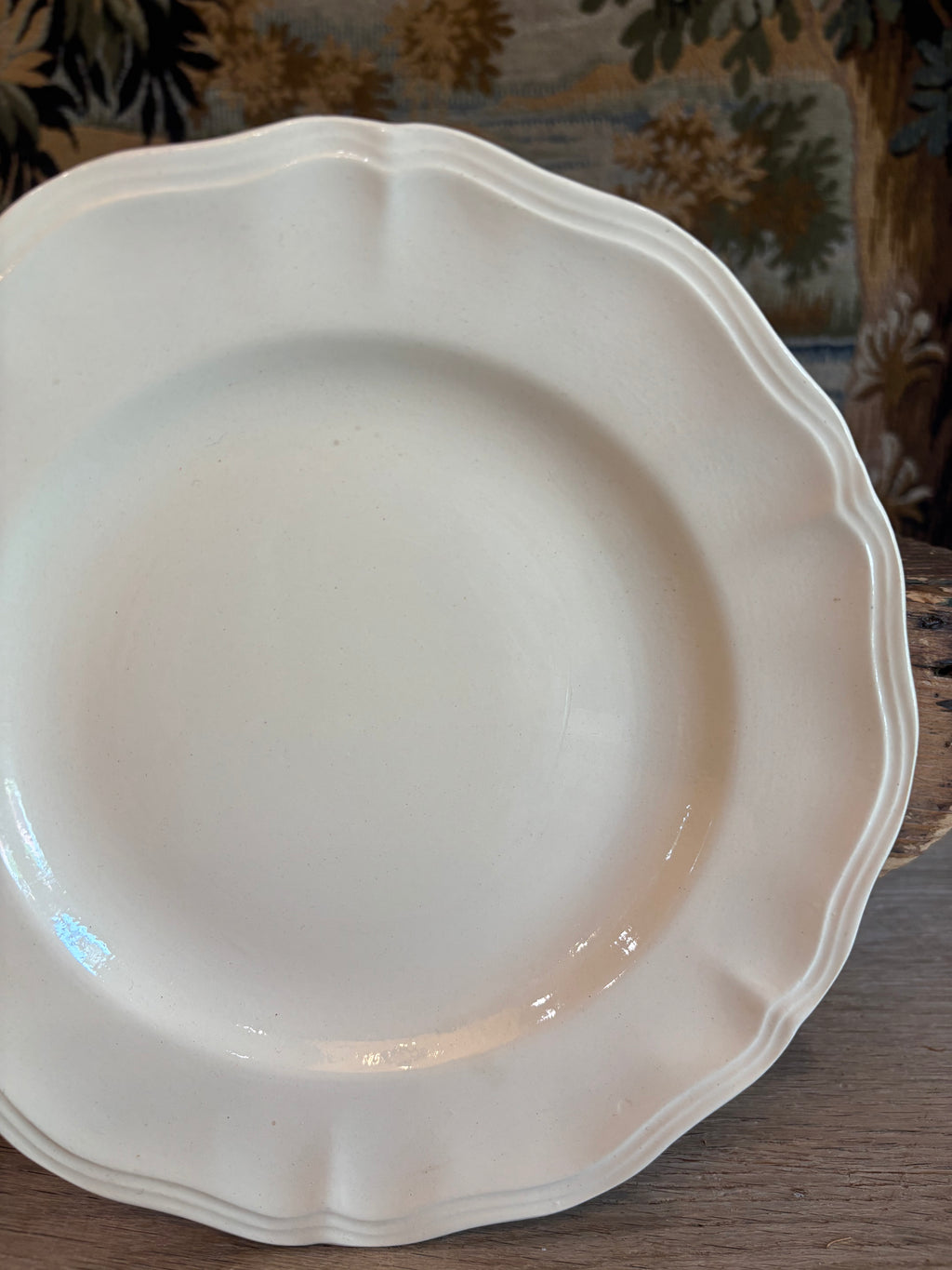 Antique French Digoin & Sarreguemines Ironstone Compotier