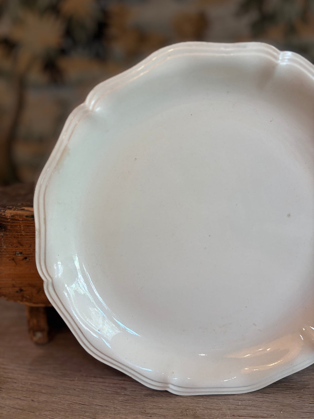 Antique French Digoin & Sarreguemines Ironstone Compotier
