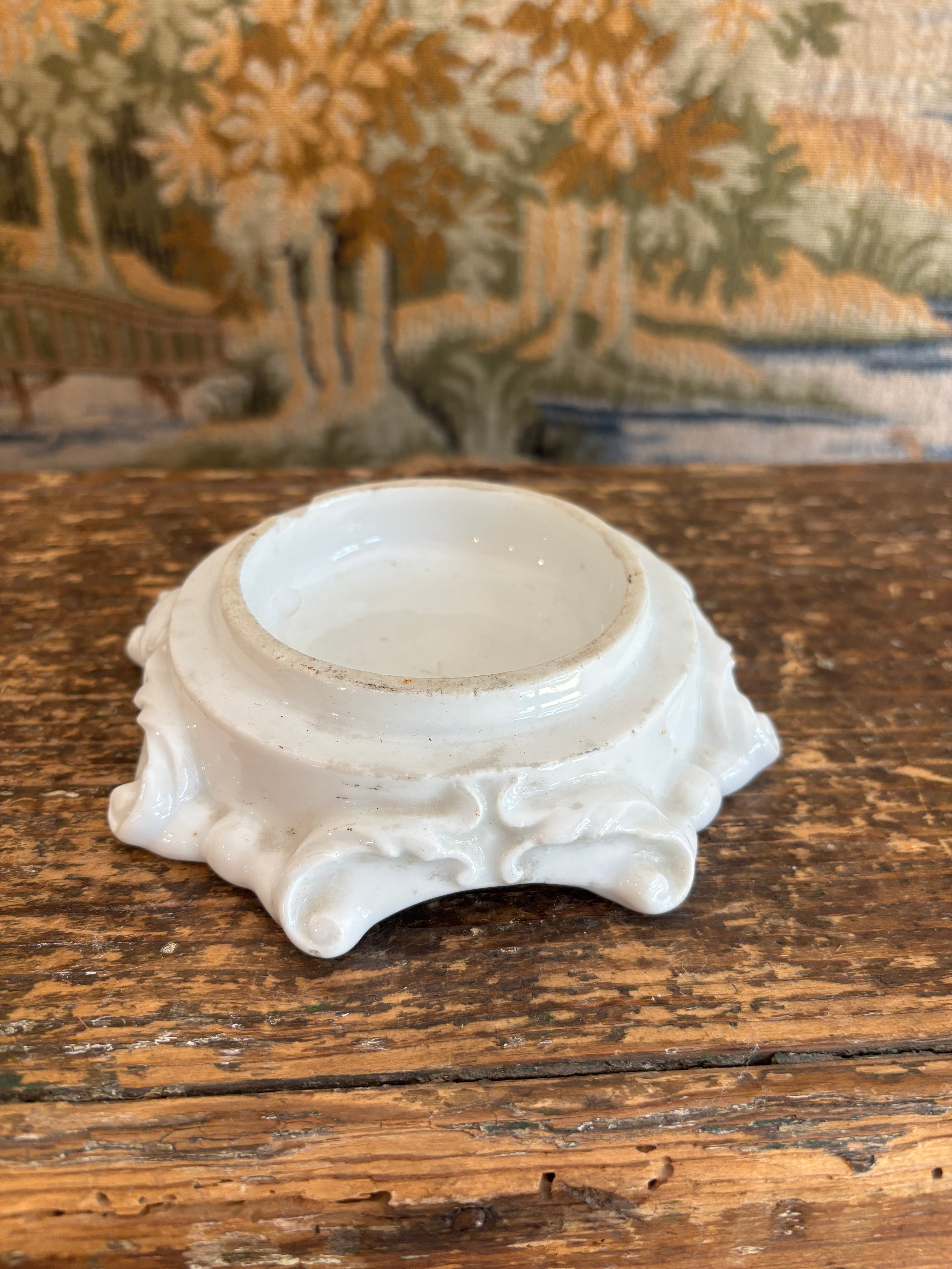 Antique White Porcelain Display Riser