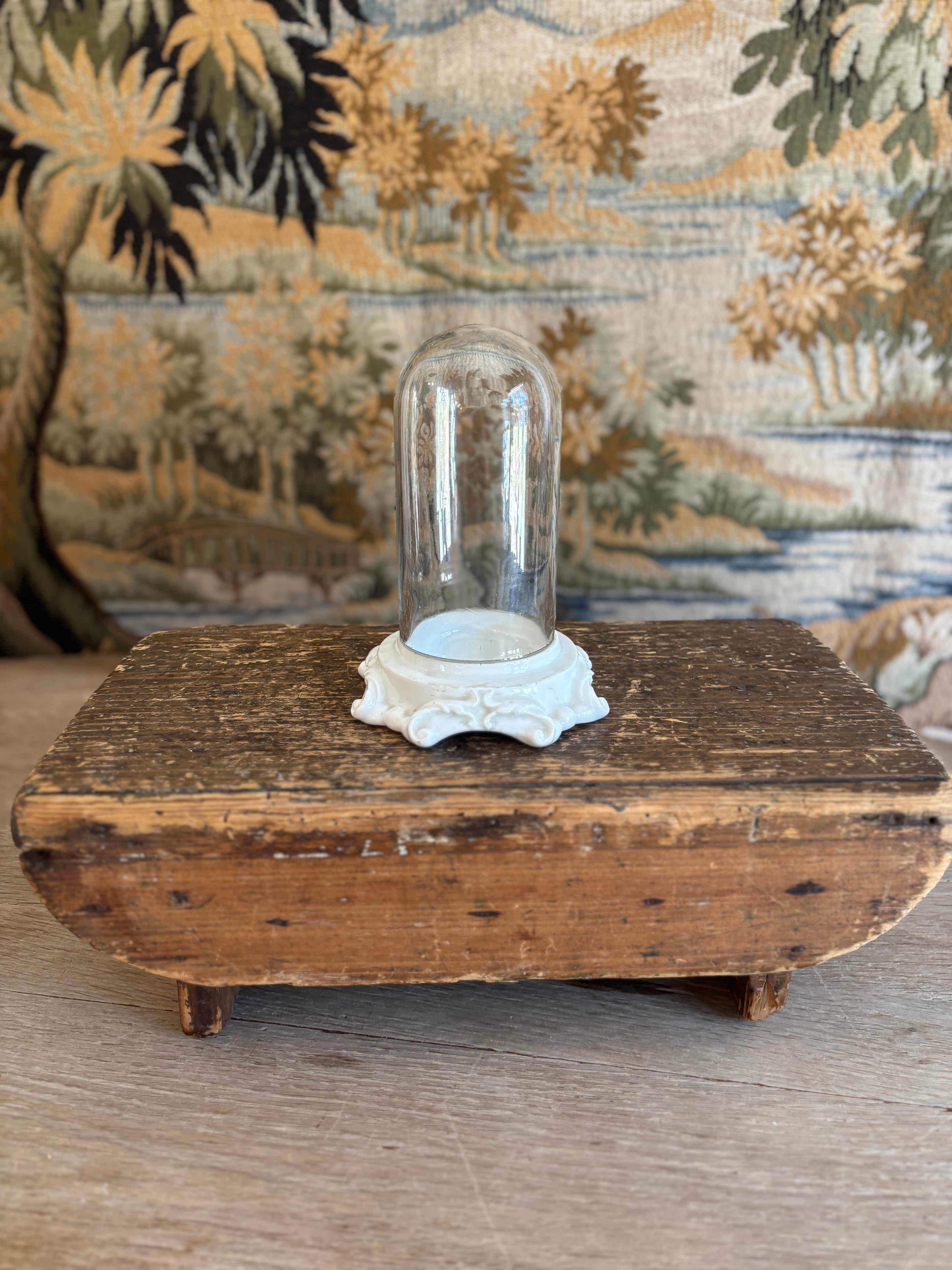 Antique White Porcelain Display Riser