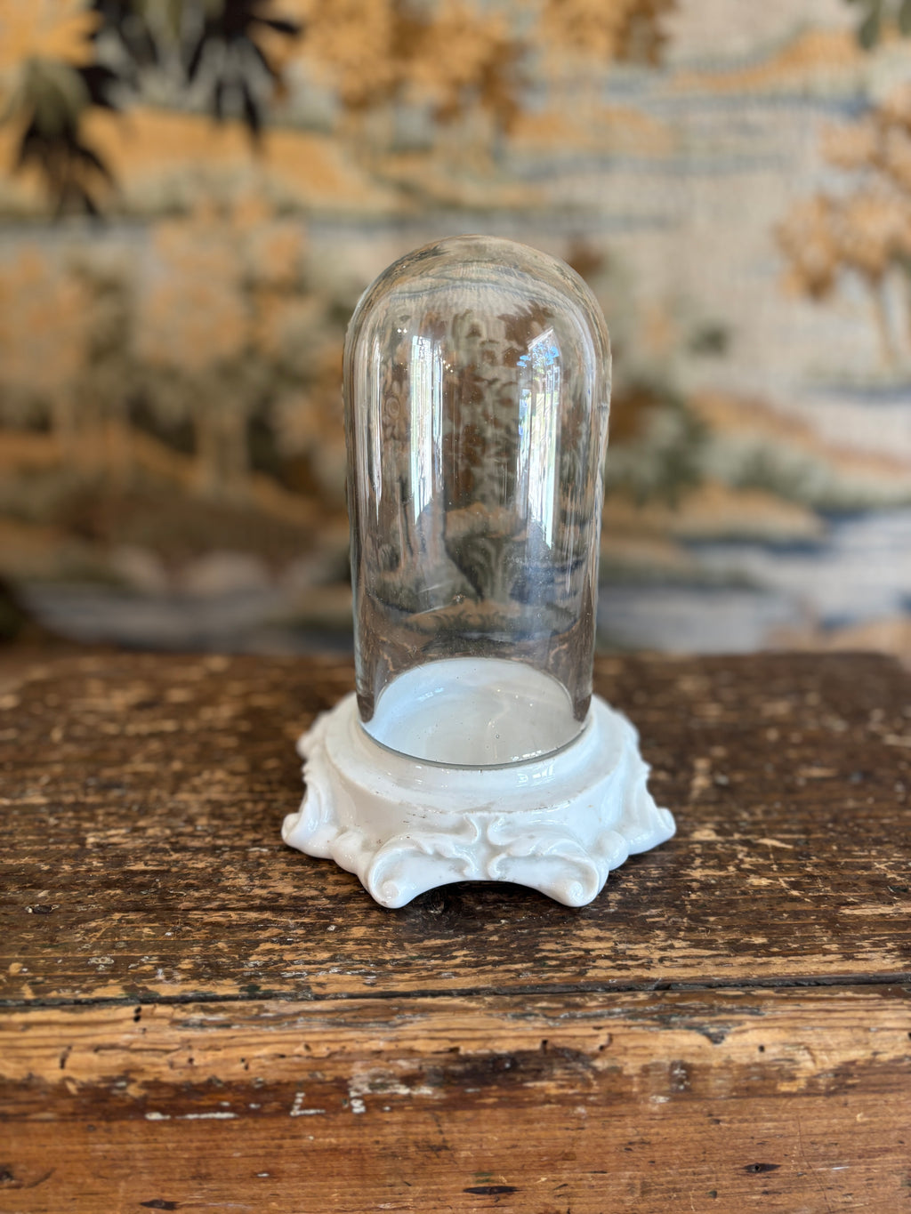 Antique White Porcelain Display Riser
