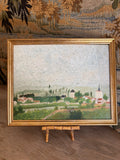French Village Landscape Oil Painting