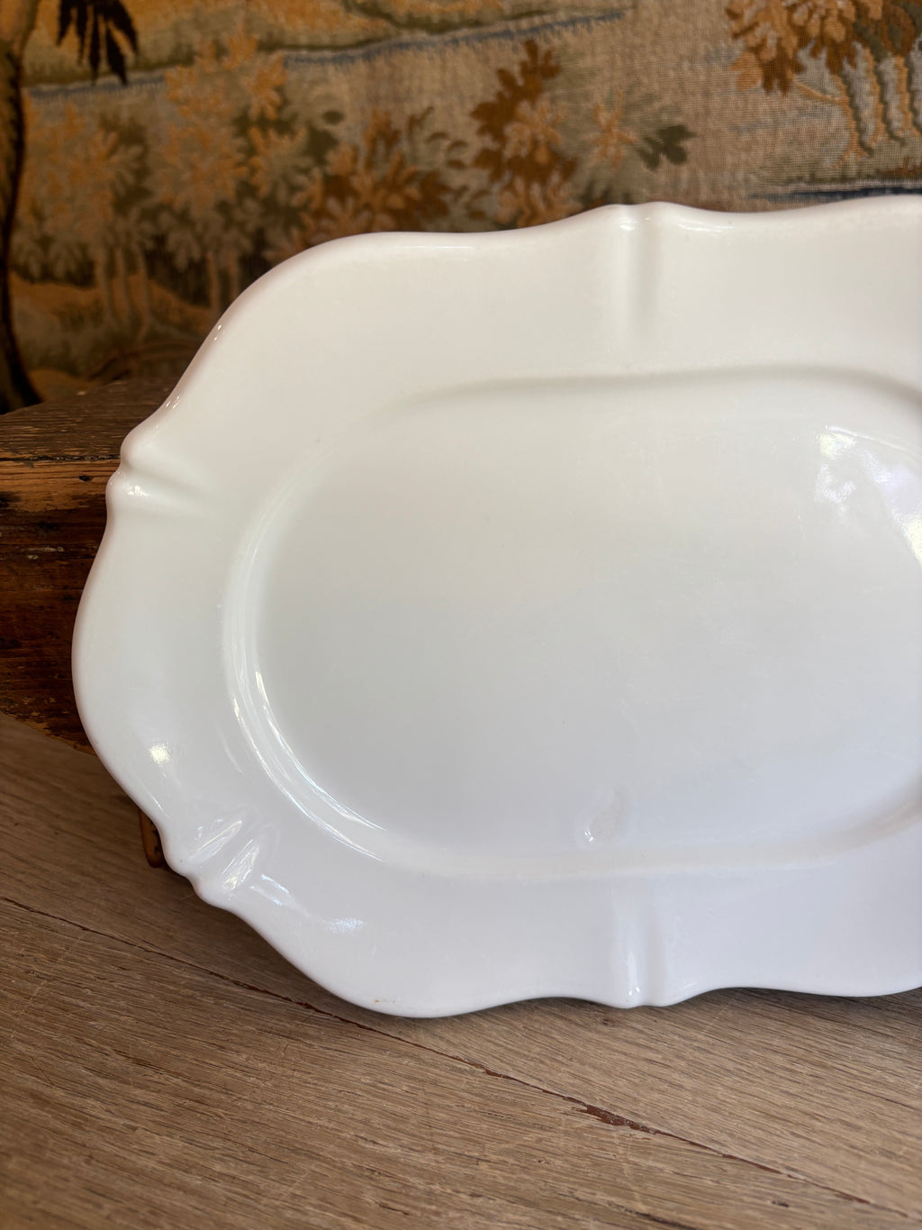 Vintage French Theodore Haviland Limoges White Serving Platter