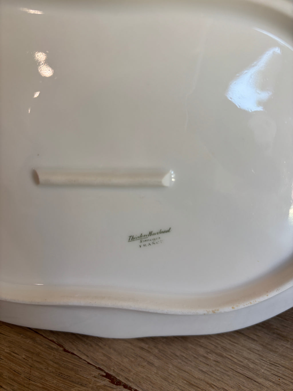 Vintage French Theodore Haviland Limoges White Serving Platter