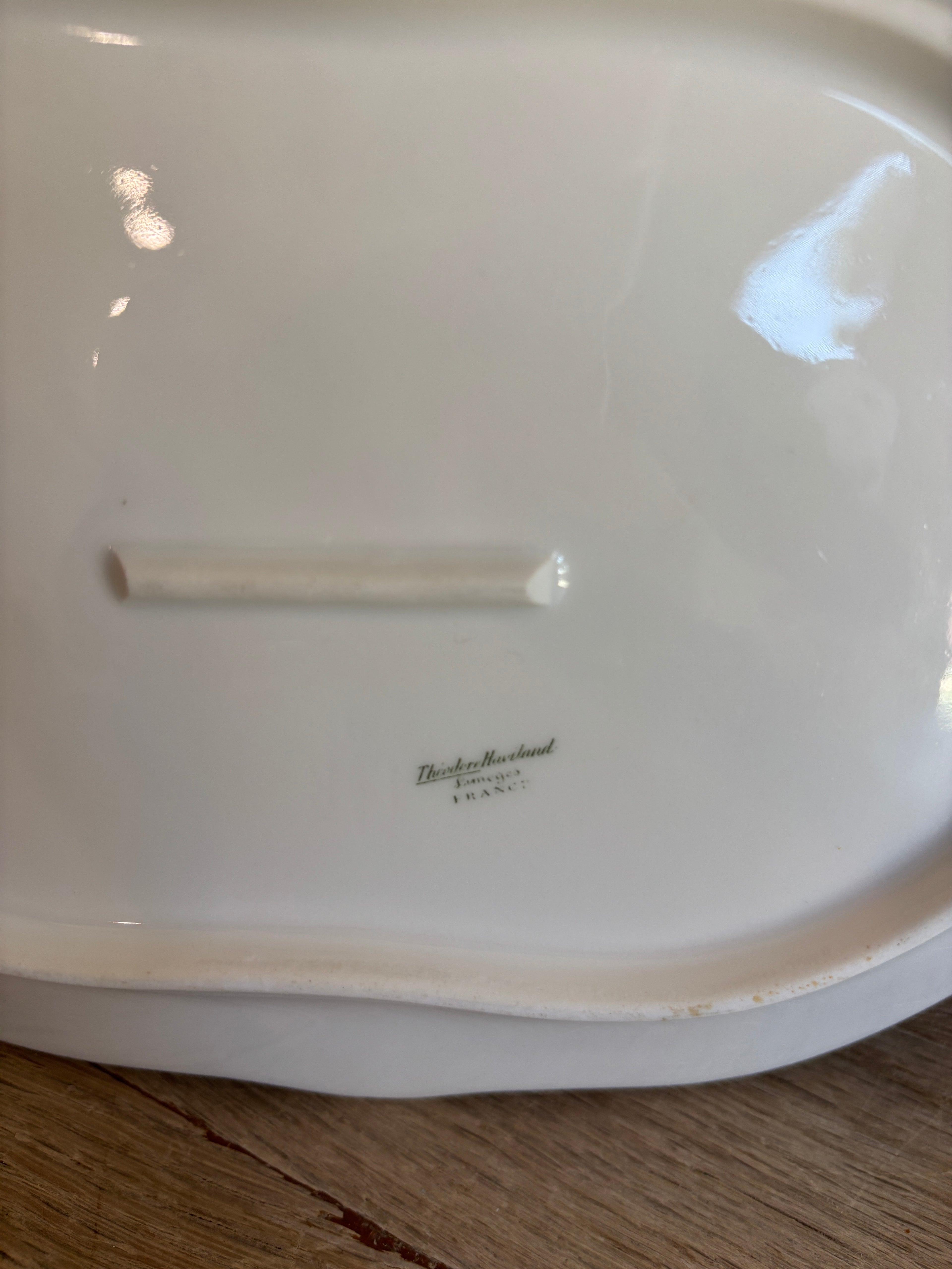 Vintage French Theodore Haviland Limoges White Serving Platter