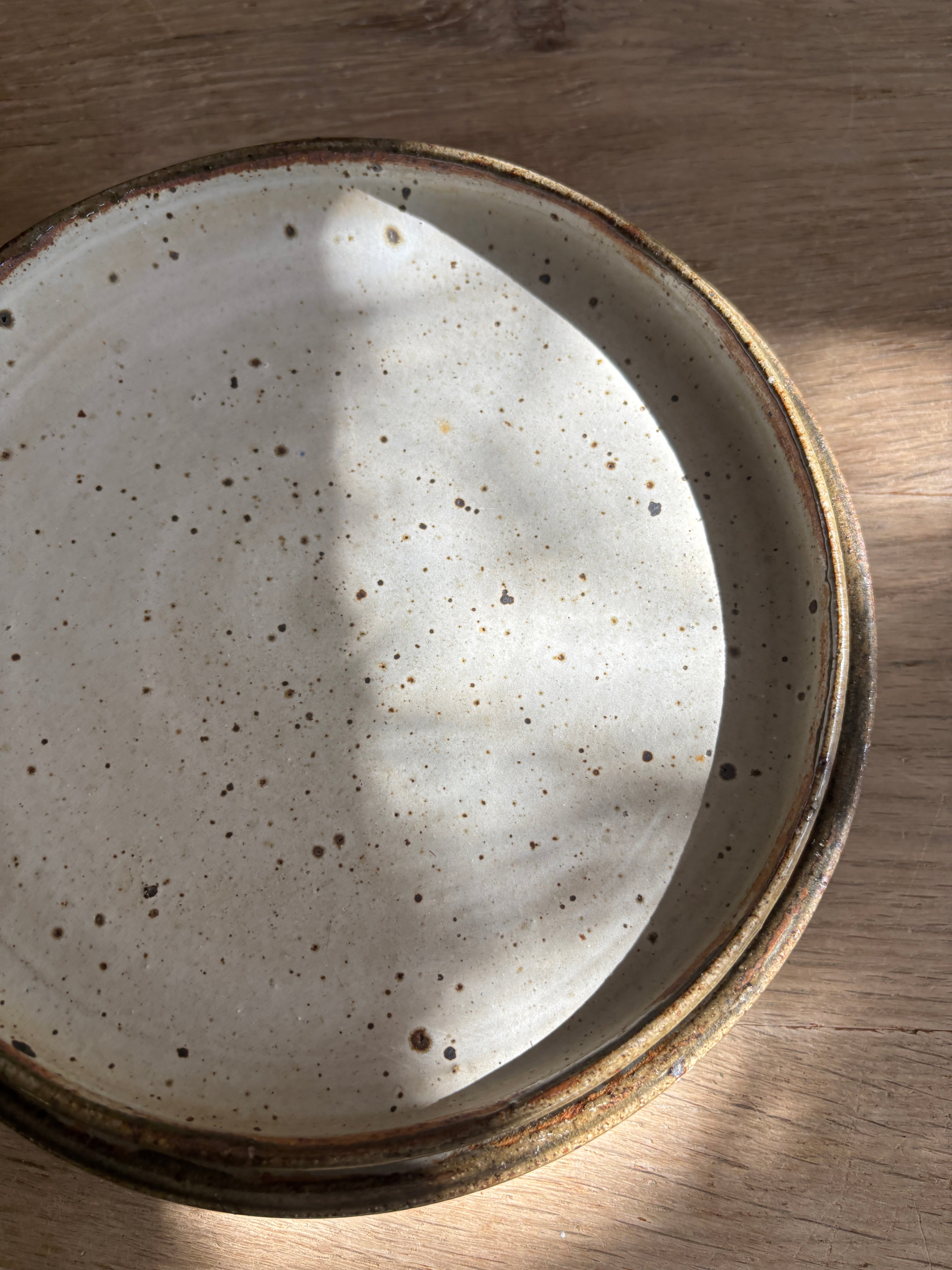 Signed Studio Pottery Plate