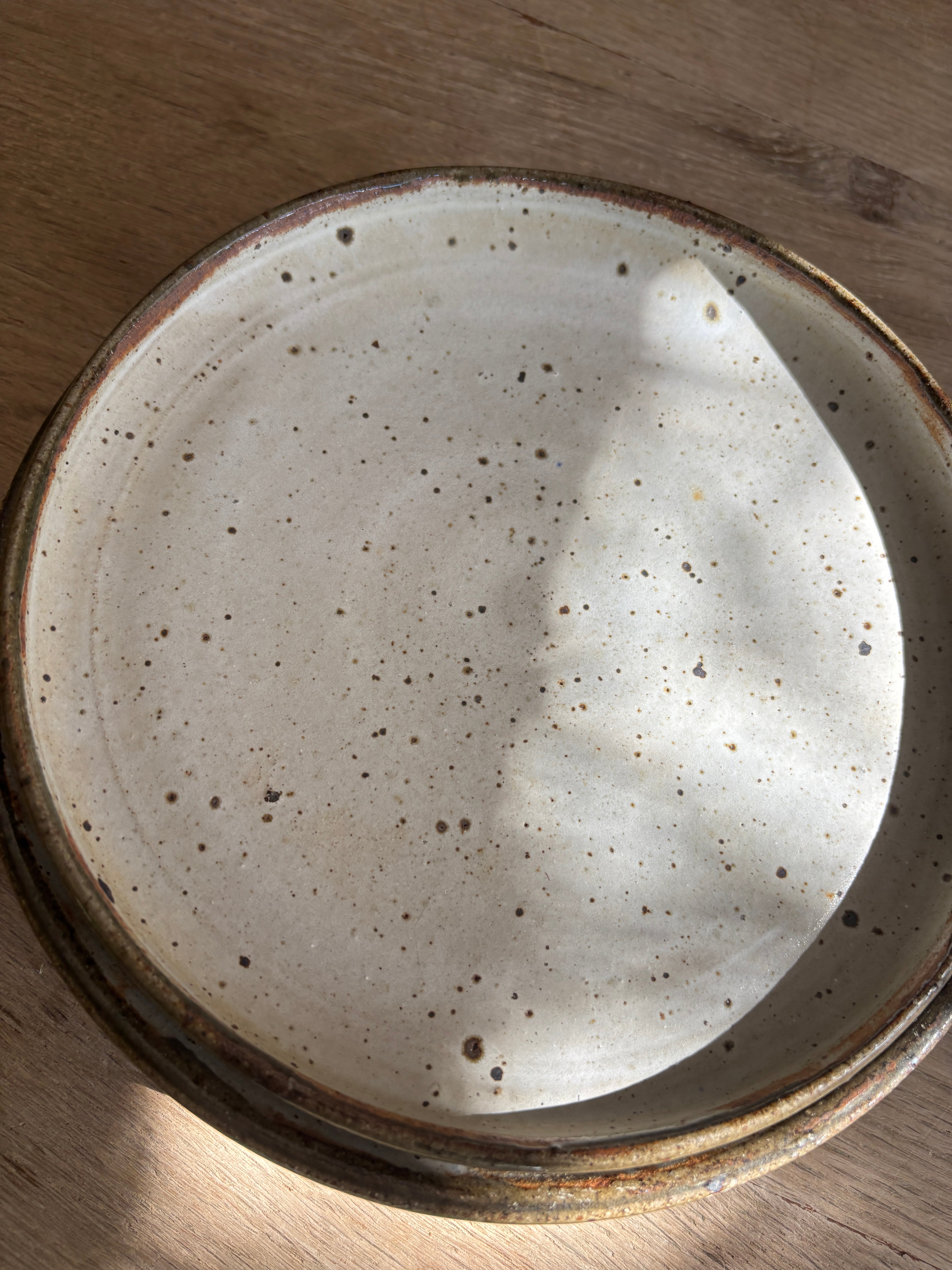 Signed Studio Pottery Plate
