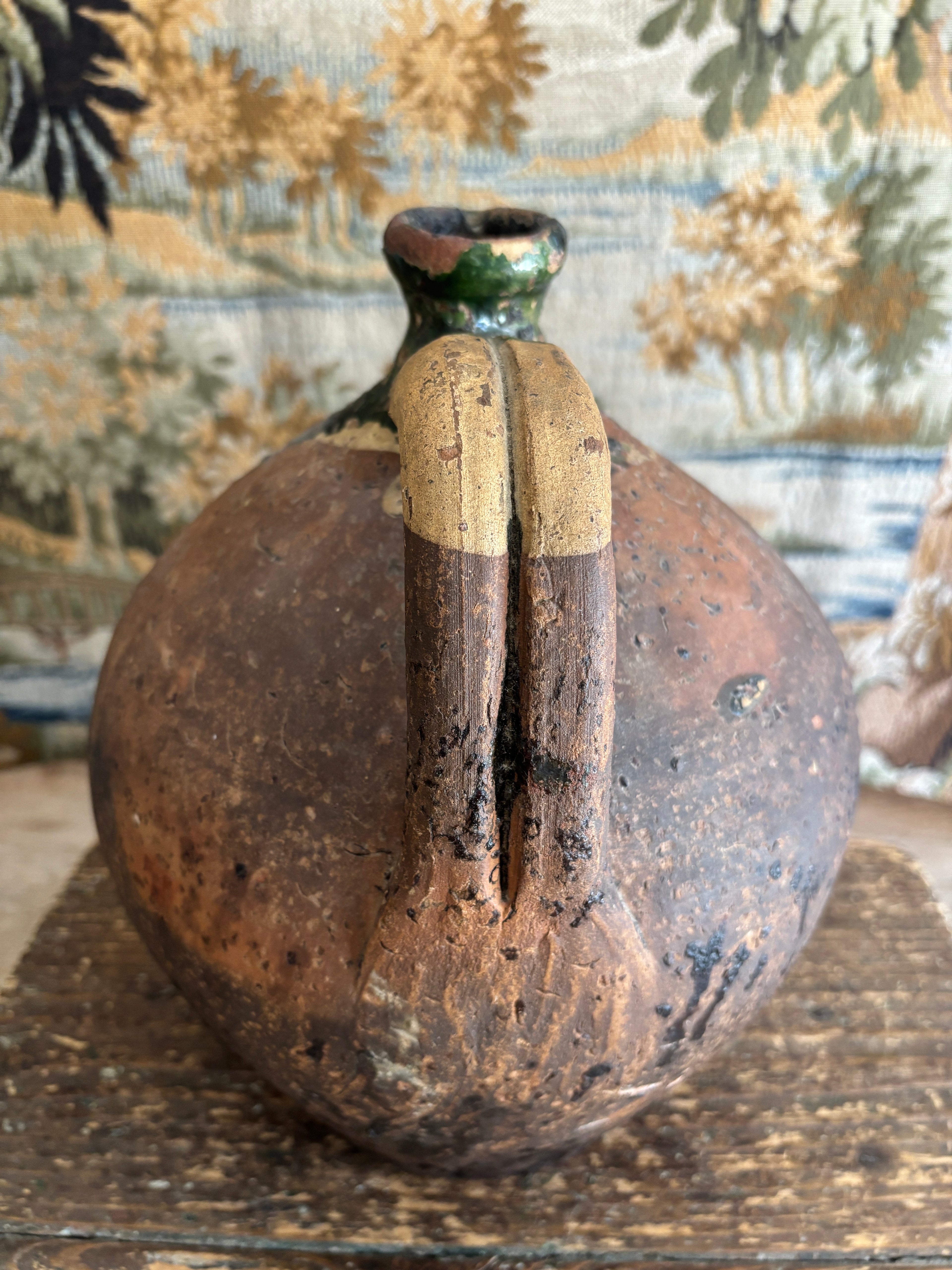 Antique French Earthenware Jug