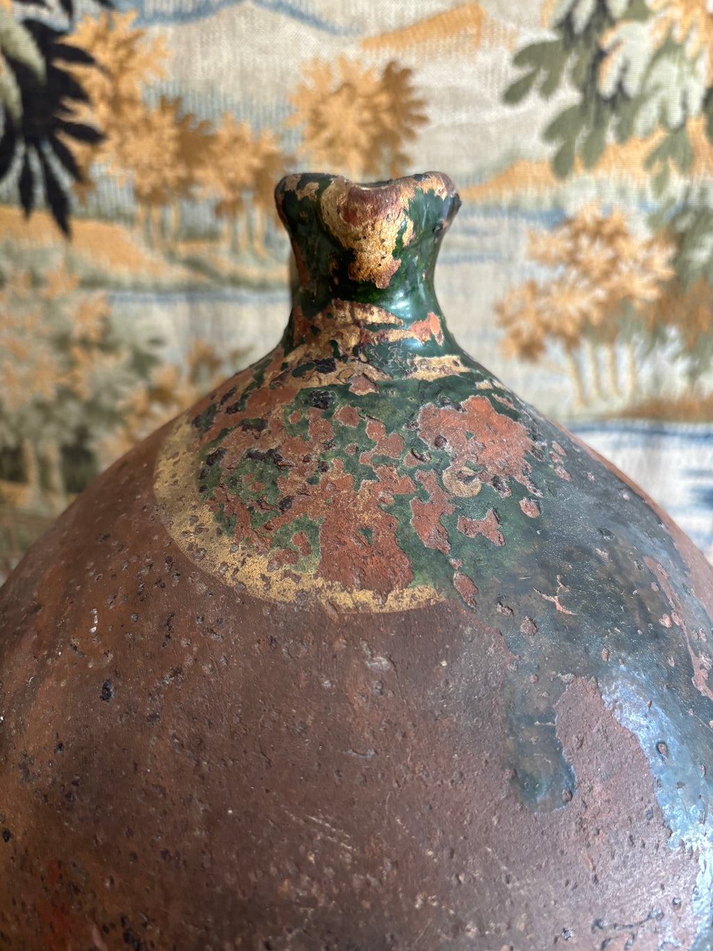 Antique French Earthenware Jug