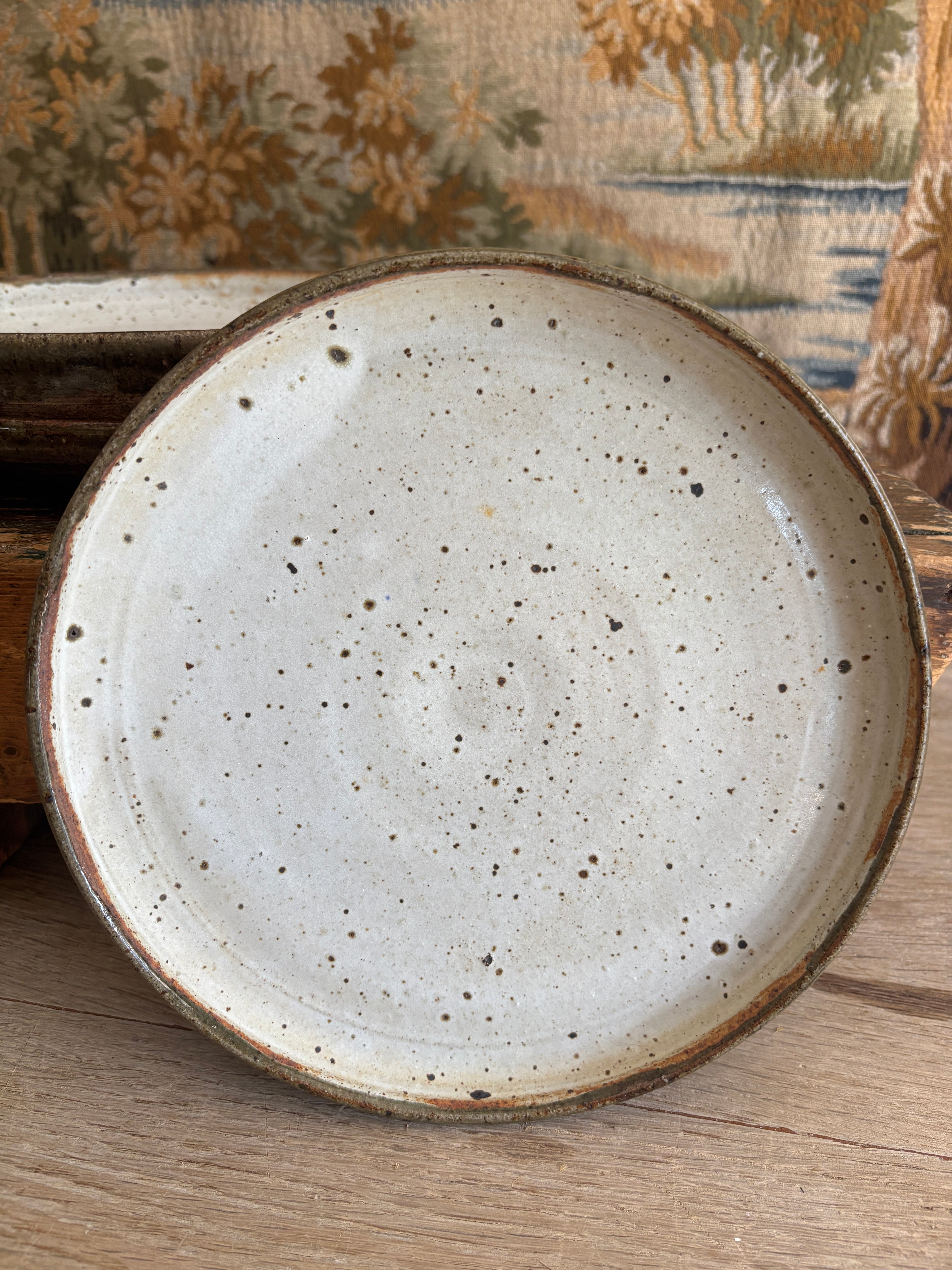 Signed Studio Pottery Plate