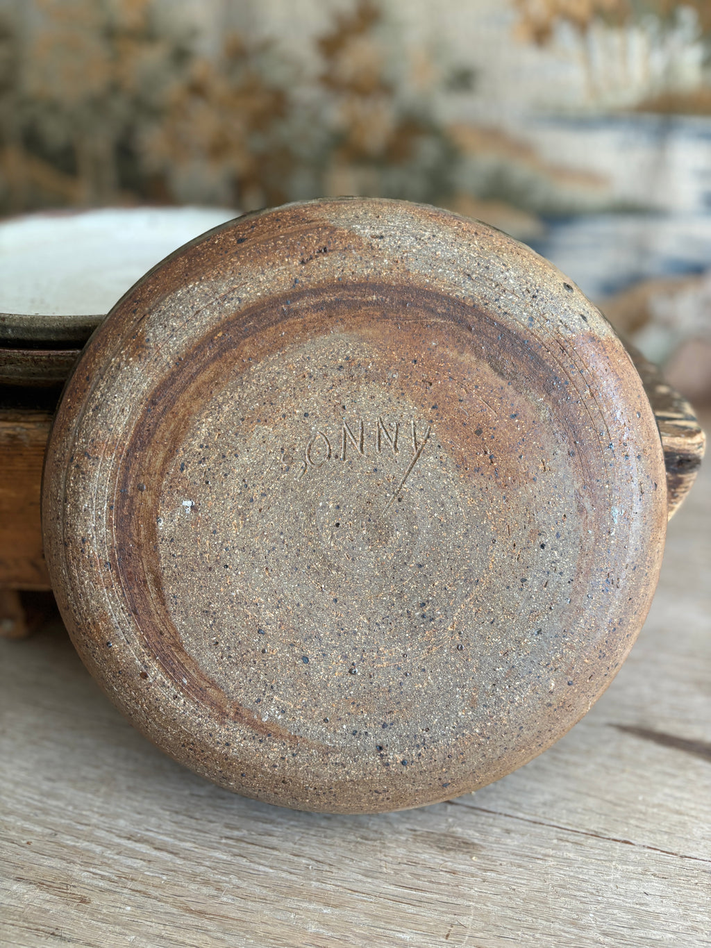Signed Studio Pottery Plate