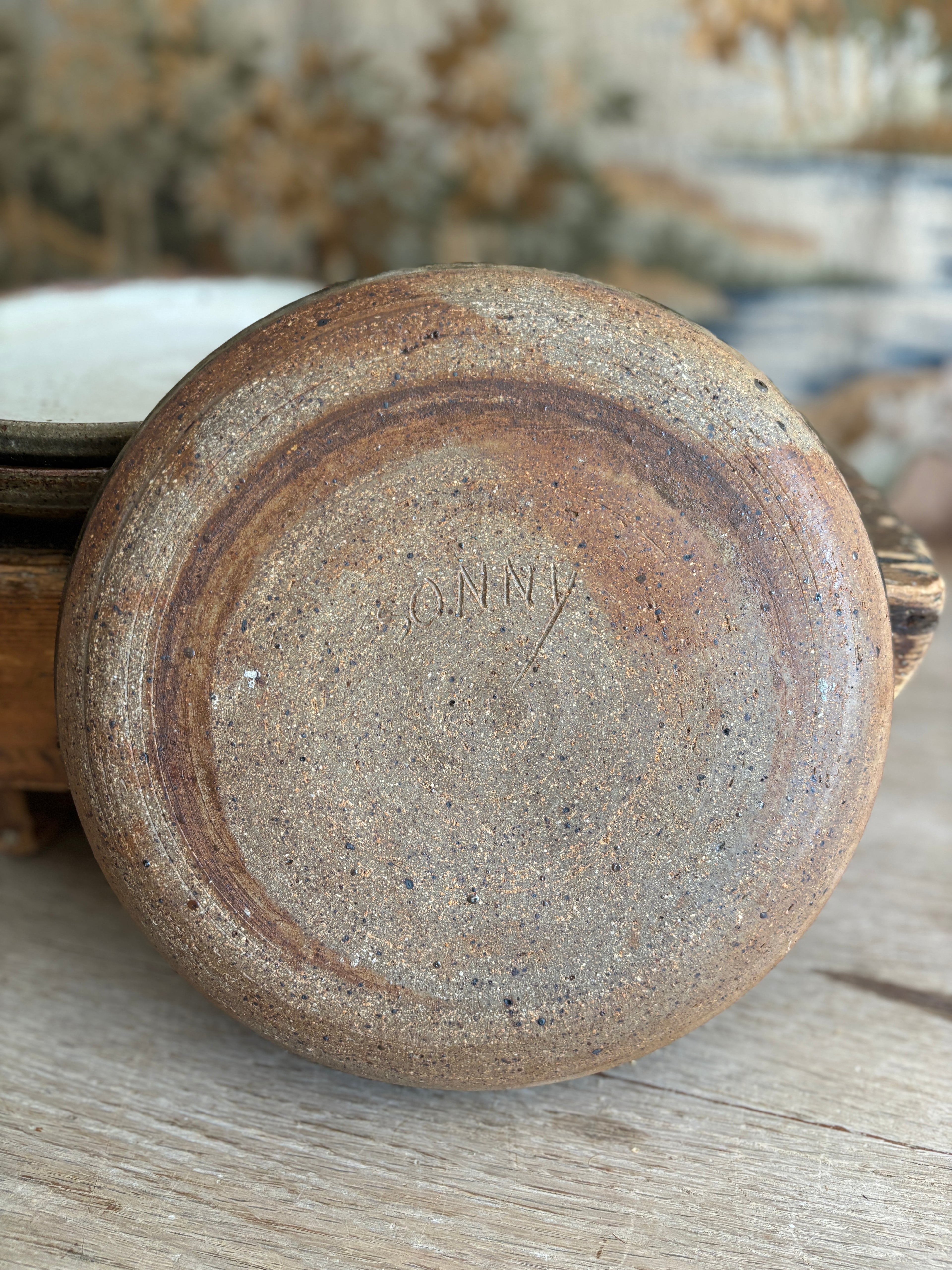 Signed Studio Pottery Plate