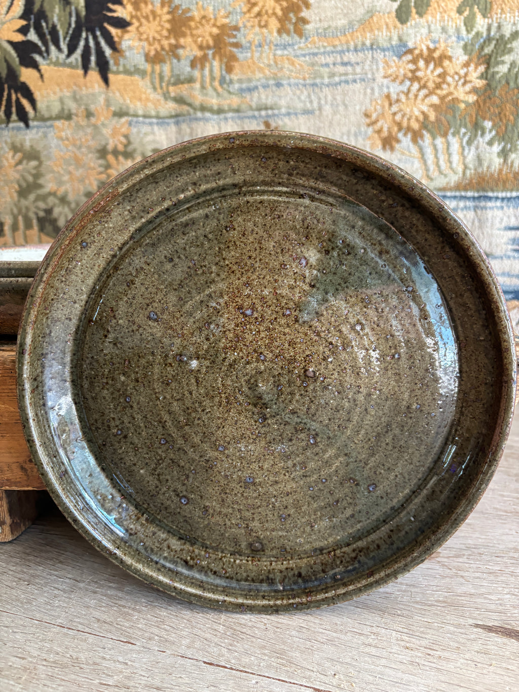 Signed Studio Pottery Plate