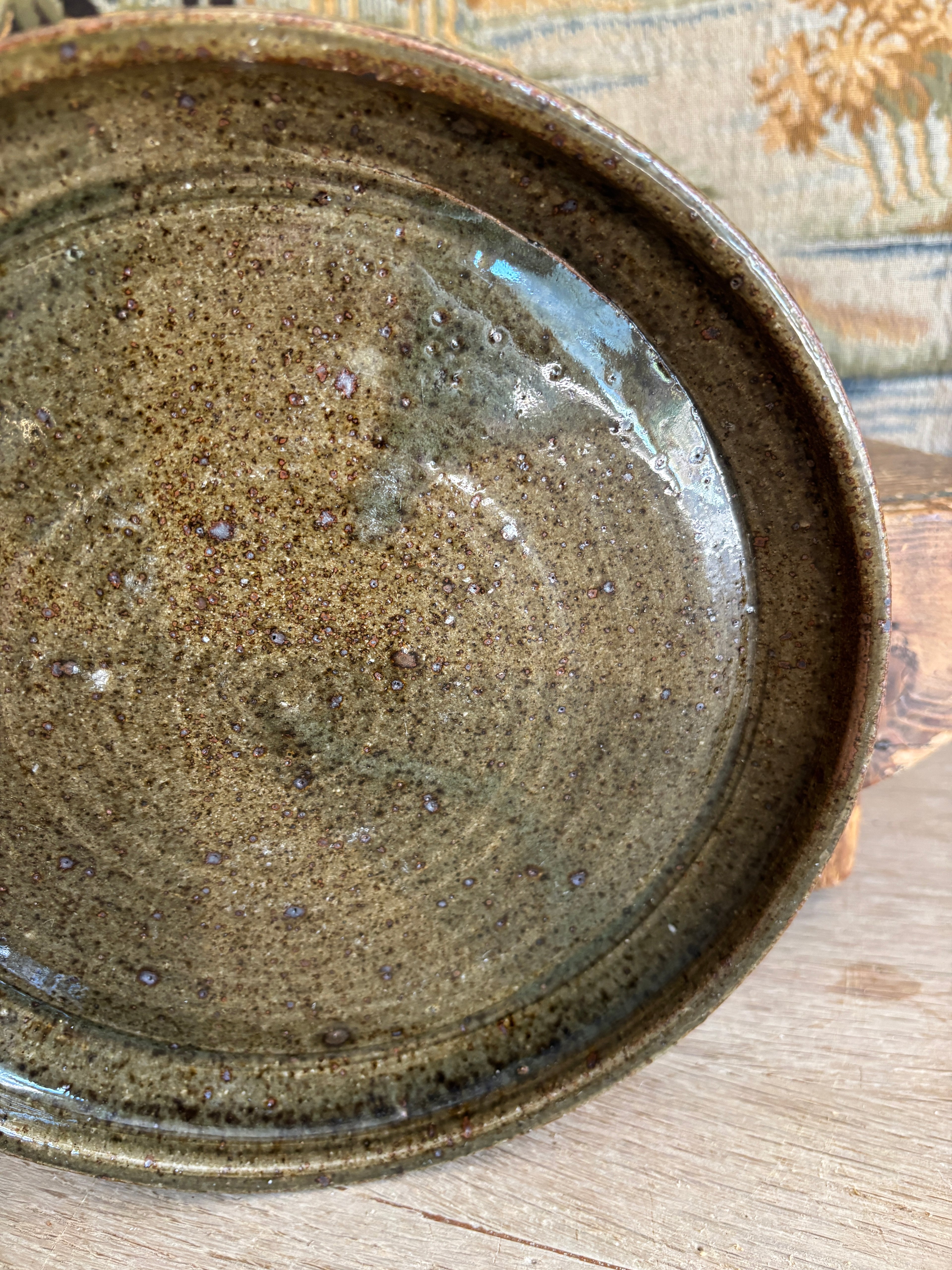 Signed Studio Pottery Plate