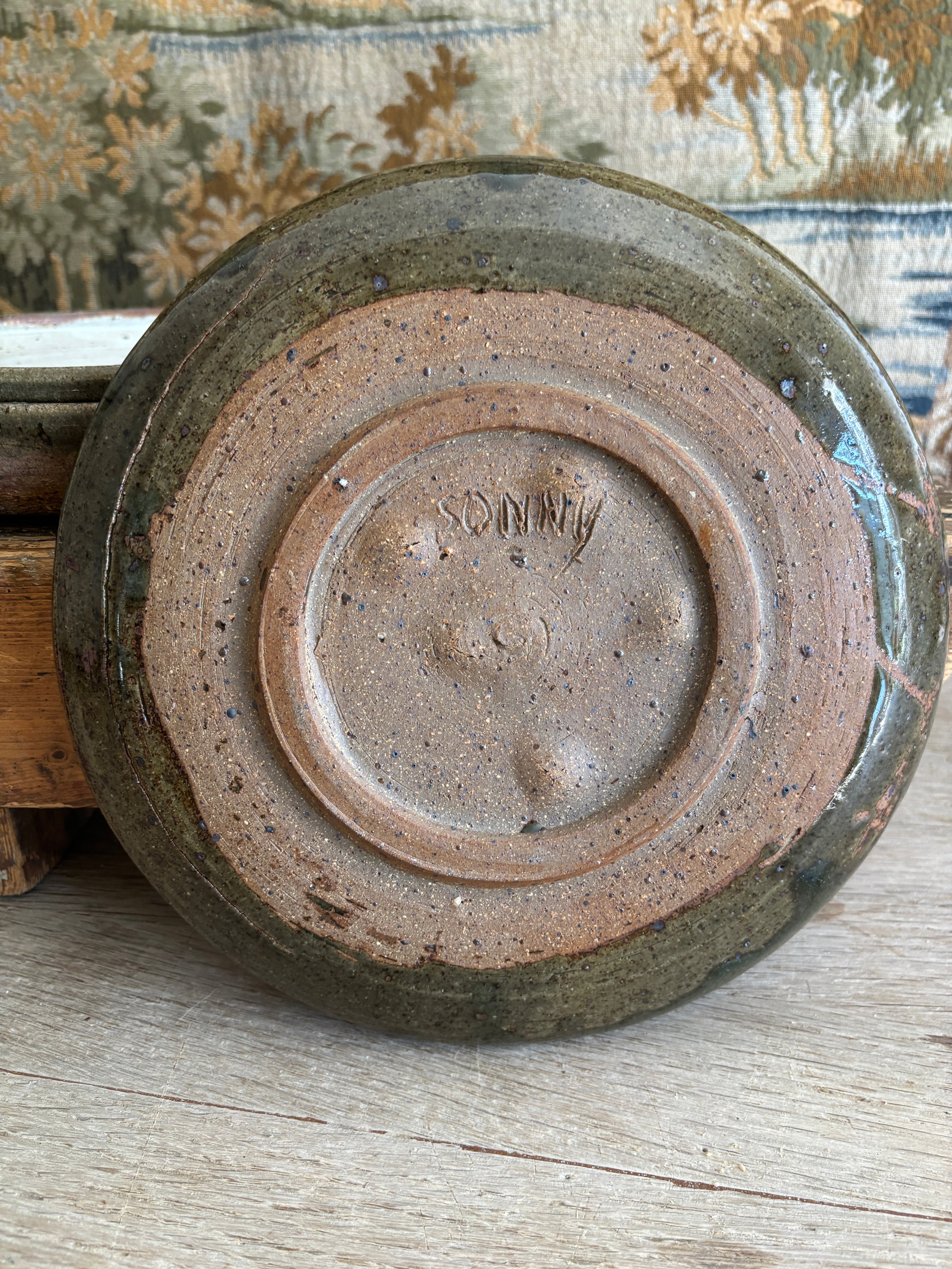 Signed Studio Pottery Plate