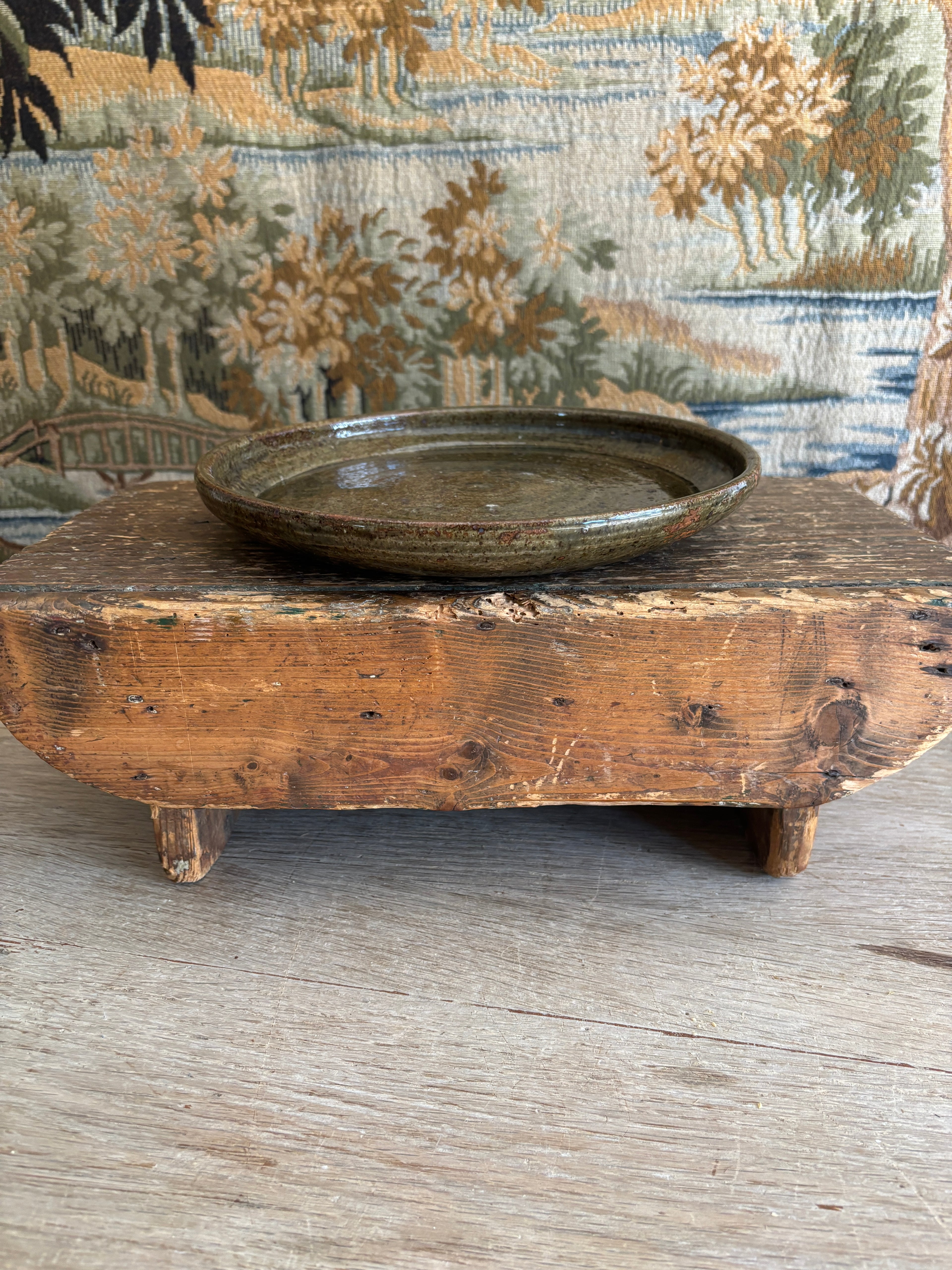 Signed Studio Pottery Plate