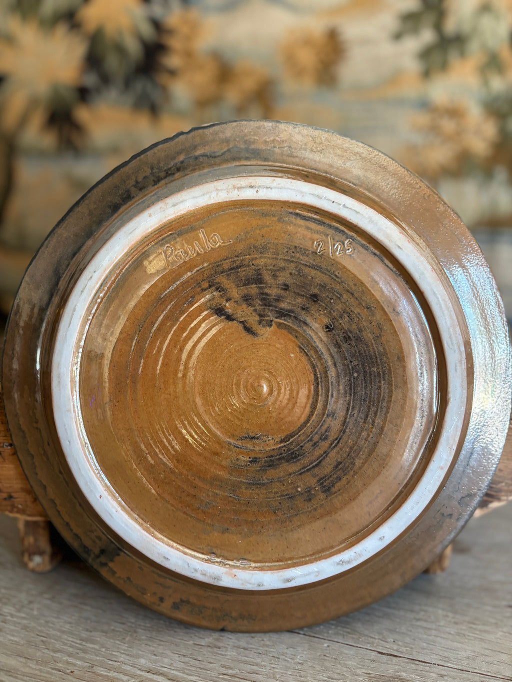 Signed Studio Pottery Platter